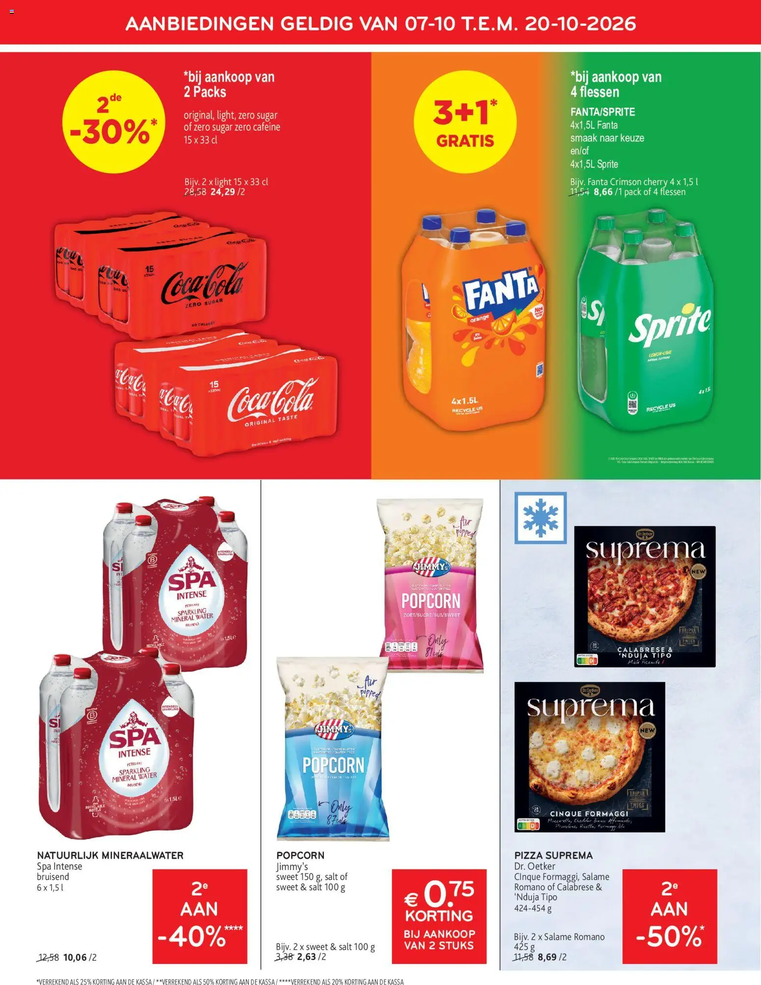 {H1} | Pagina: 12 | Producten: Fanta, Sprite, Popcorn, Water
