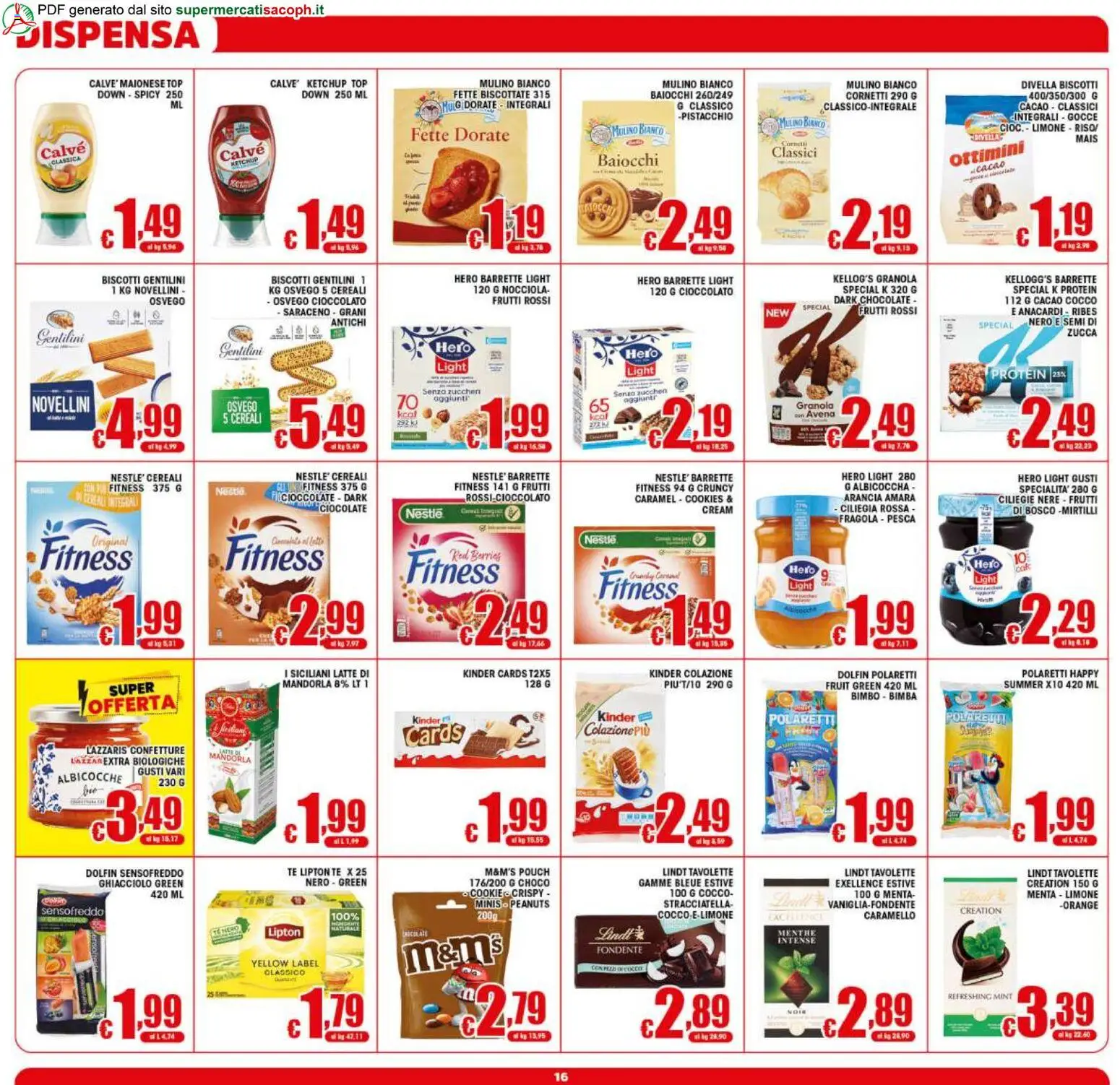 Volantino Sacoph del 01/07/2026 | Pagina: 16