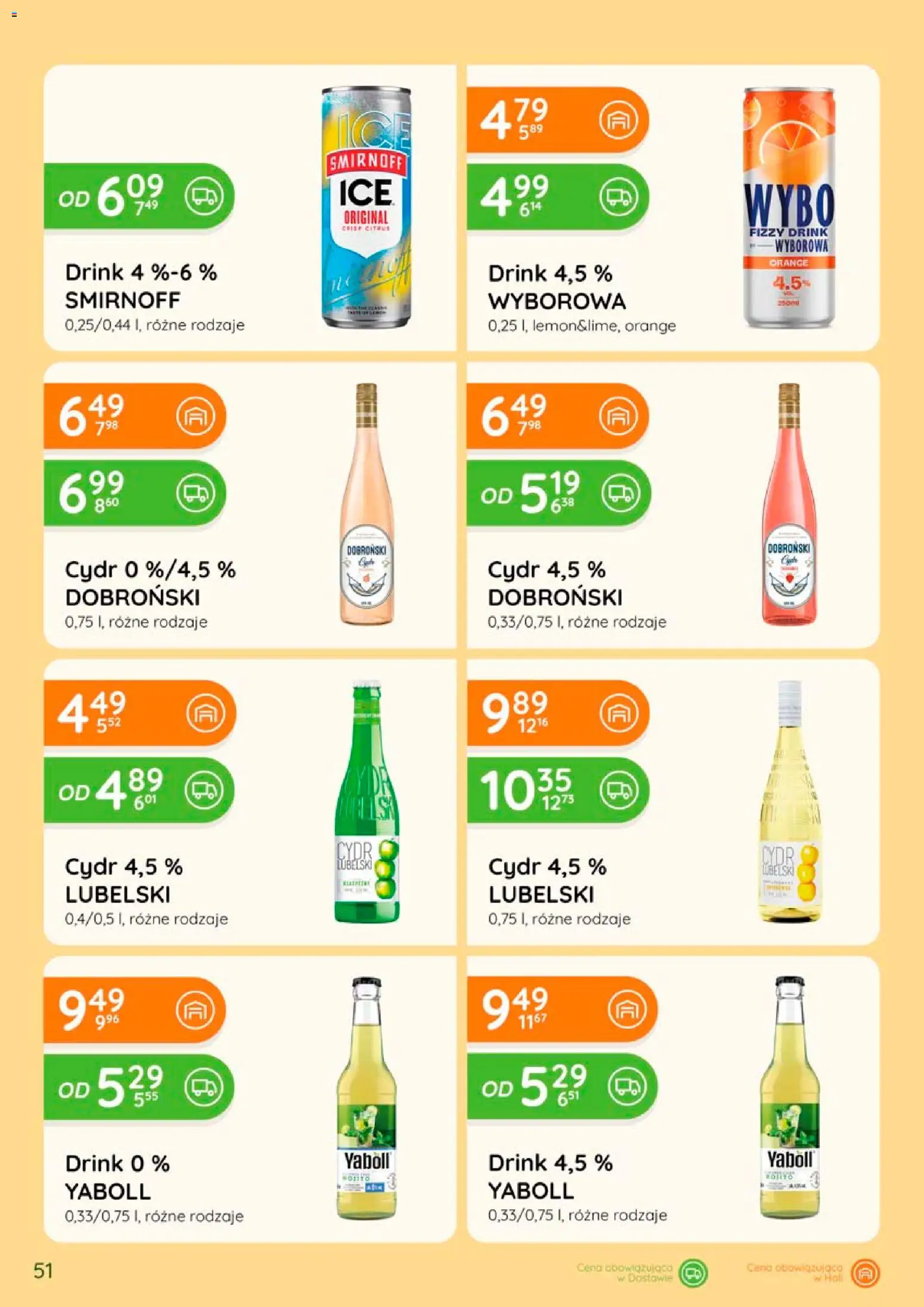 Eurocash gazetka - Katalog Alkoholowy od 01.08.2026 | Strona: 51 | Produkty: Cydr