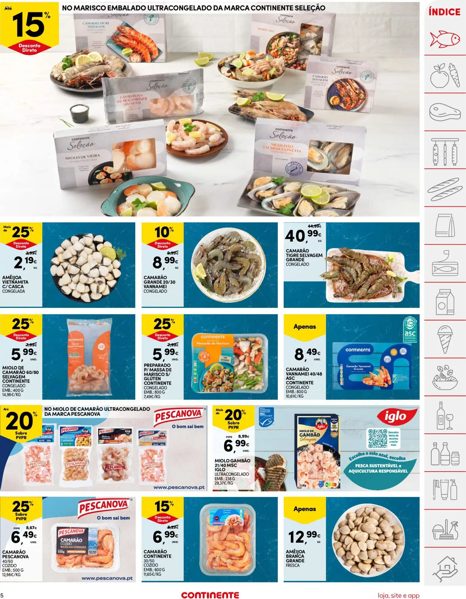 Continente folheto │ válido de 20/10/2026 | Página: 5 | Produtos: Camarão