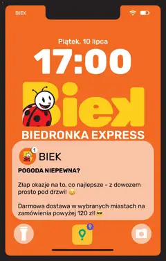 Pogląd oferty "Biedronka gazetka - Biek" - ważna od 10.07.2026