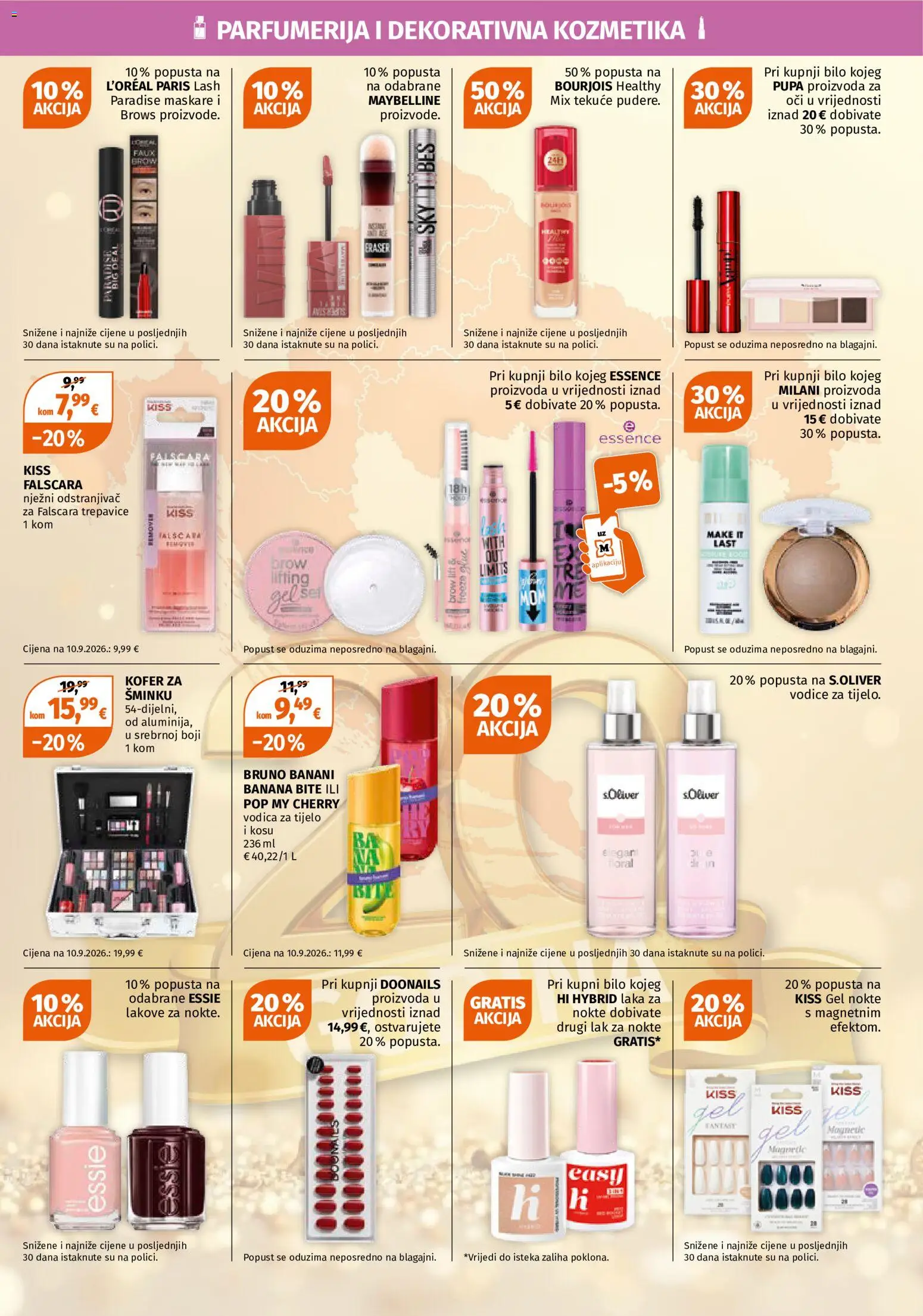 Müller katalog | vrijedi od 02.11.2026 | Stranica: 3 | Proizvodi: Lak za nokte, Kofer, Maybelline