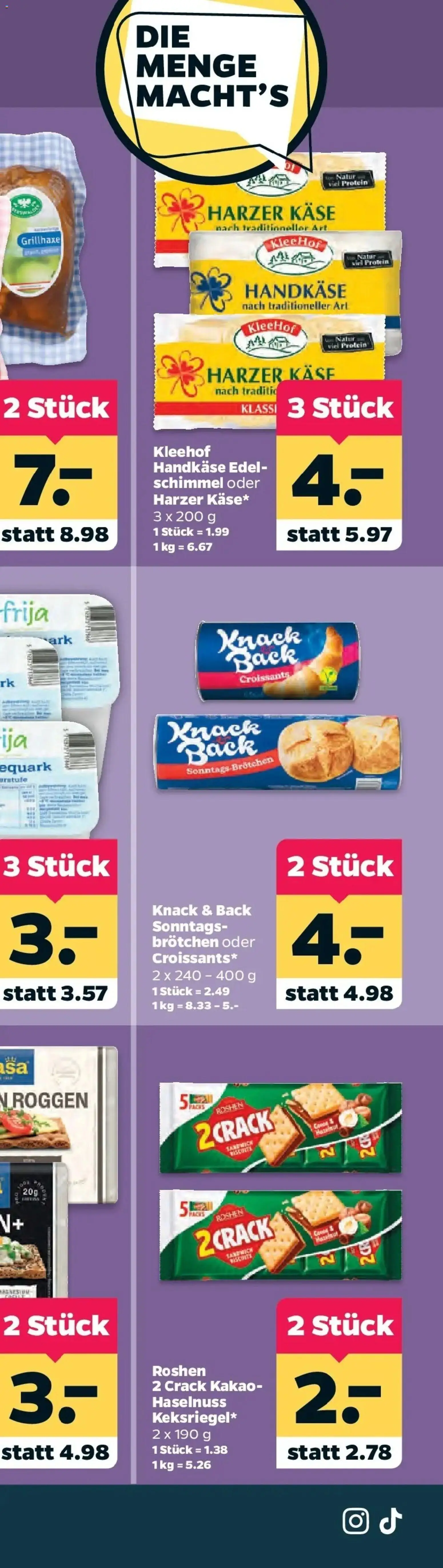 Netto Aktueller Prospekt ab 05.10.2026 → Angebote nächste Woche | Seite: 32 | Produkte: Käse