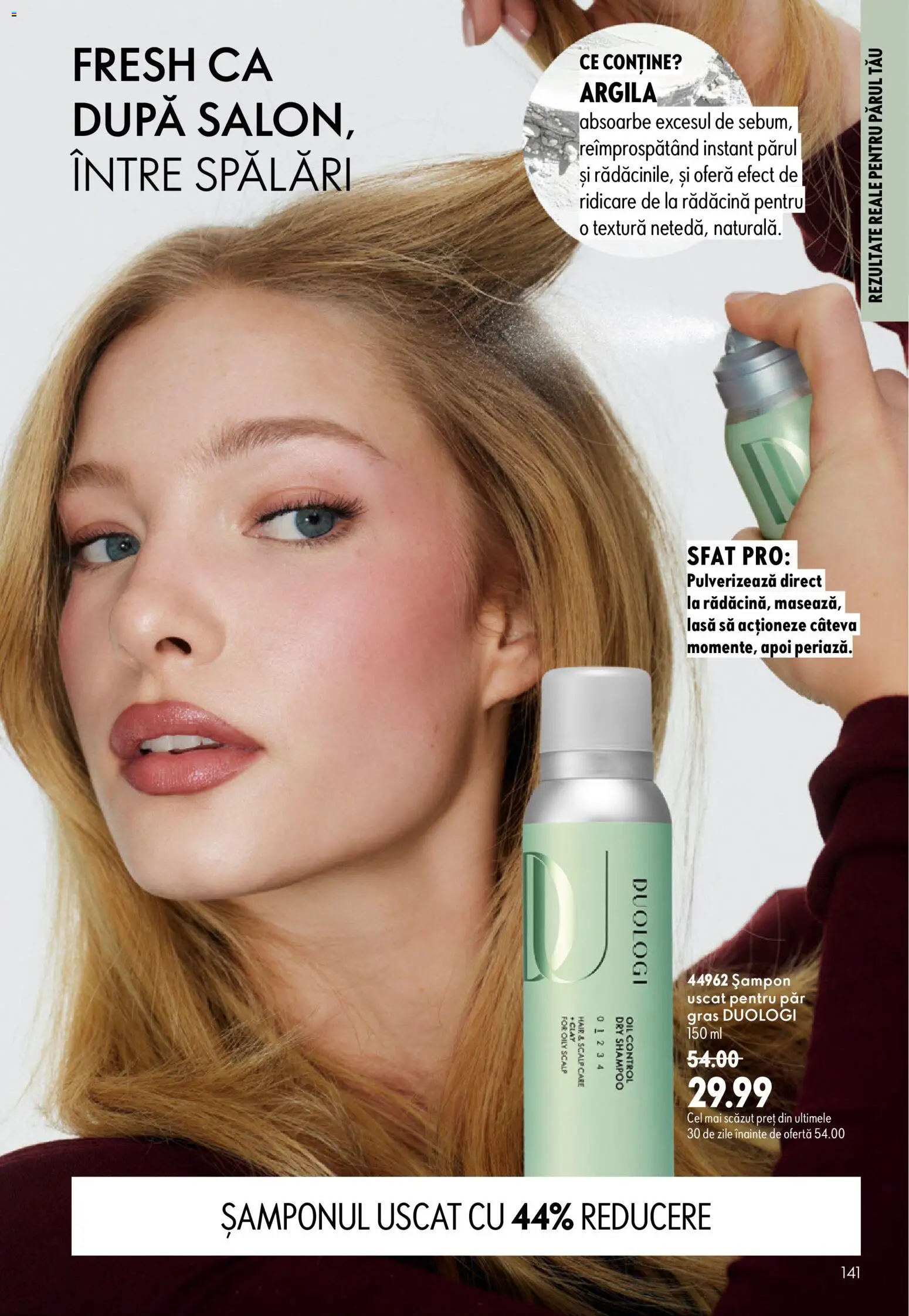 Noul catalog Oriflame – valabil de la 09.09.2026 | Pagină: 141 | Produse: Șampon, Șampon uscat