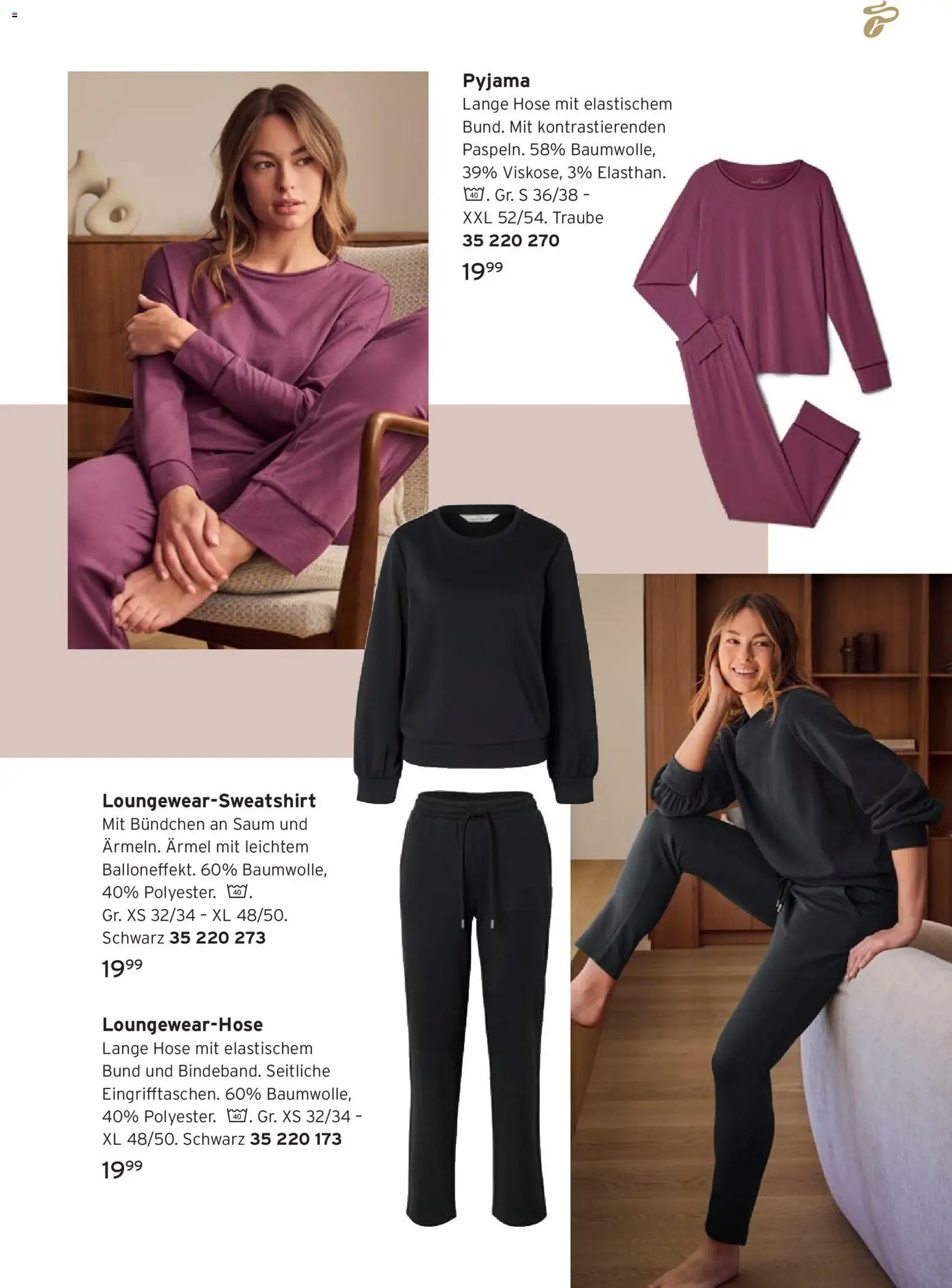 Prospekt Tchibo Ladies Farbenspiel – gültig ab 23.09.2026 | Seite: 9 | Produkte: Hose, Pyjama