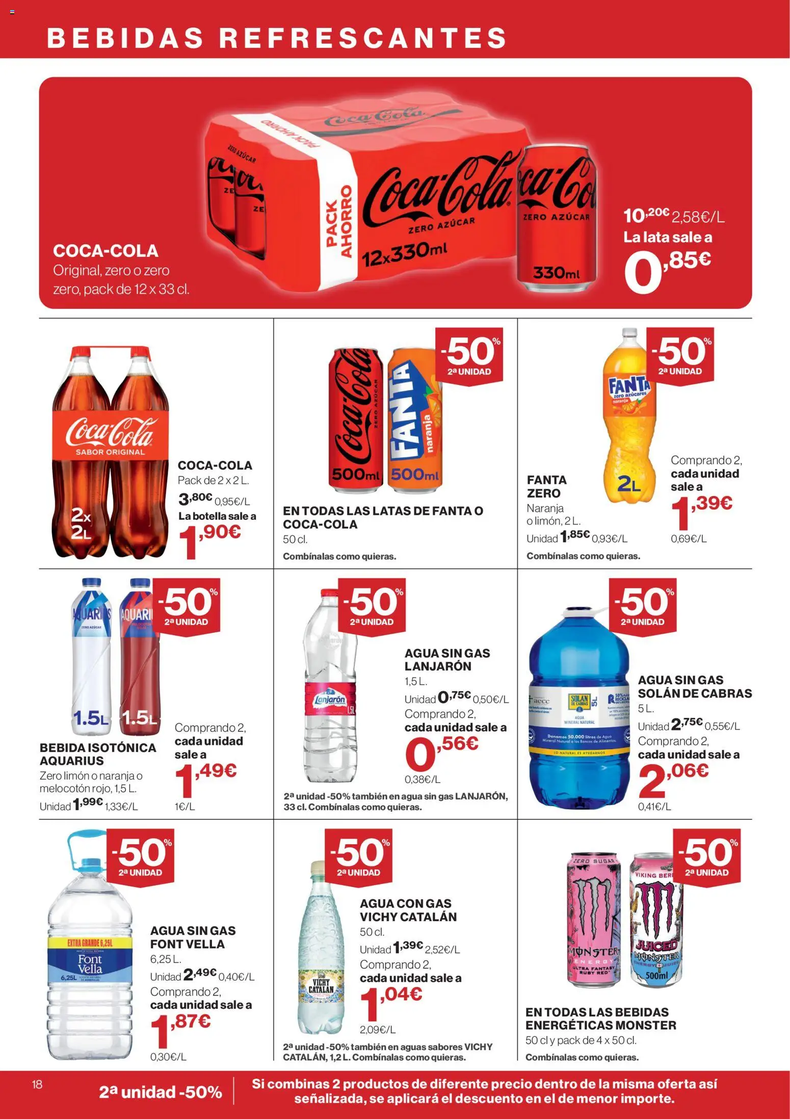 Supercor folleto │ válido desde el 10/09/2026 | Página: 18 | Productos: Limón, Bebidas, Azúcar, Agua