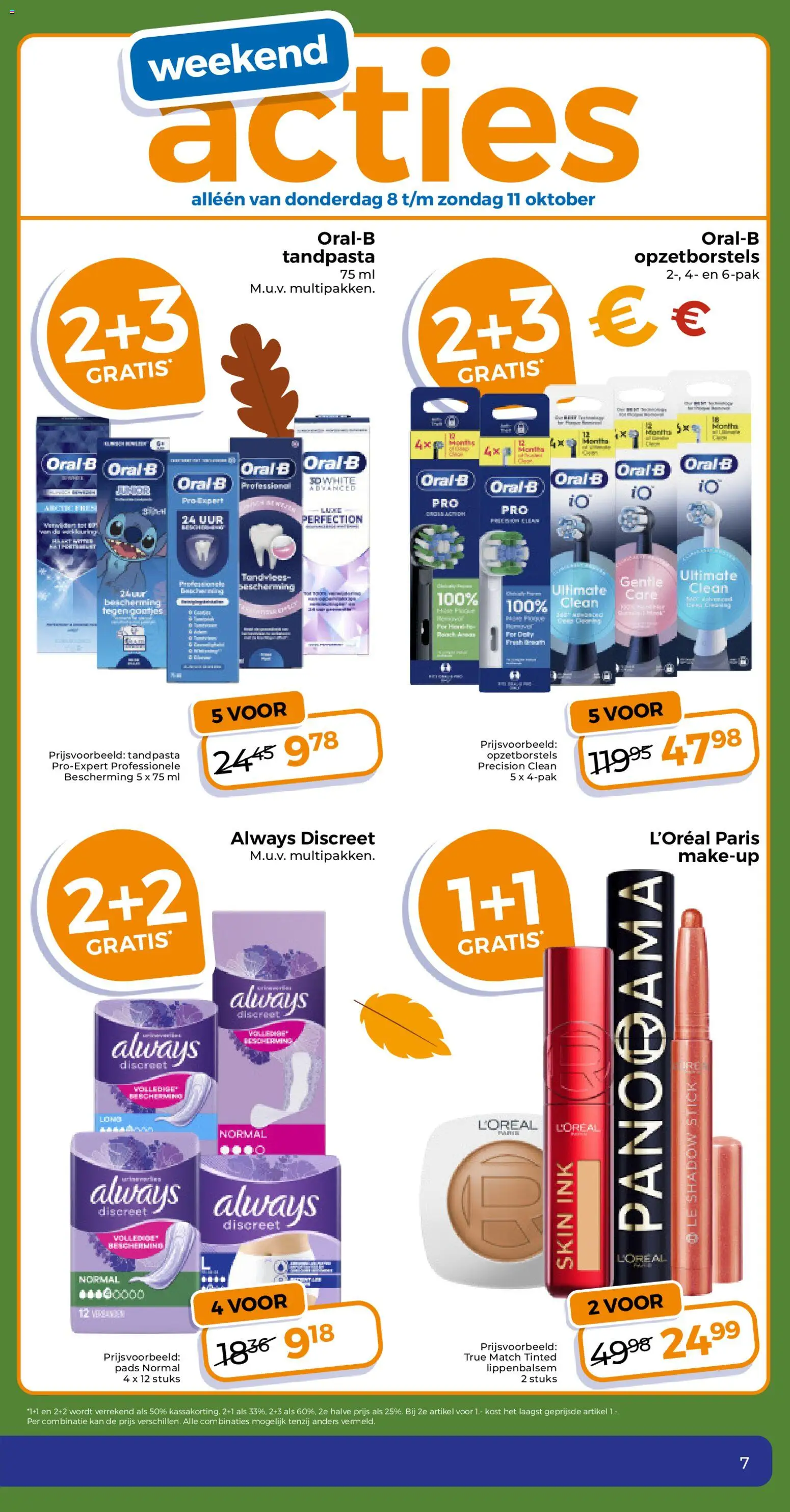 {H1} | Pagina: 7 | Producten: Tandpasta, Kan, Pads, Lippenbalsem