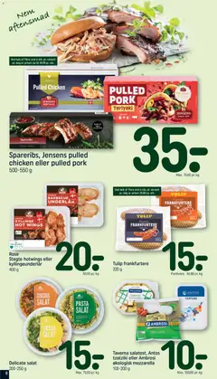Taverna salatost, Antos tzatziki eller Ambrosi økologisk mozzarella, Taverna salatost, Antos tzatziki eller Ambrosi økologisk mozzarella 100-200 g gyldig fra 17.05.2026 | Side: 8