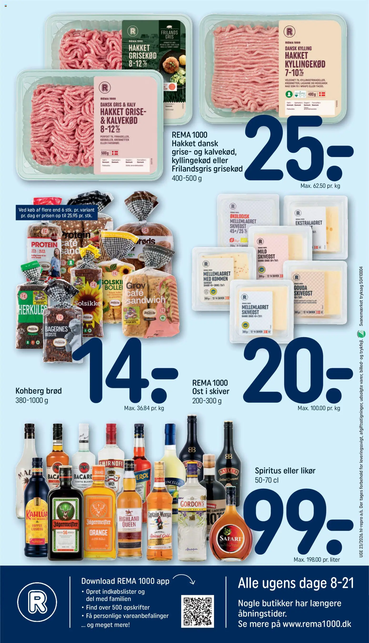 Rema 1000 tilbudsavis – gyldig fra 31.05.2026 | Side: 24 | Produkter: Brød, Skiveost, Carpete, Søm