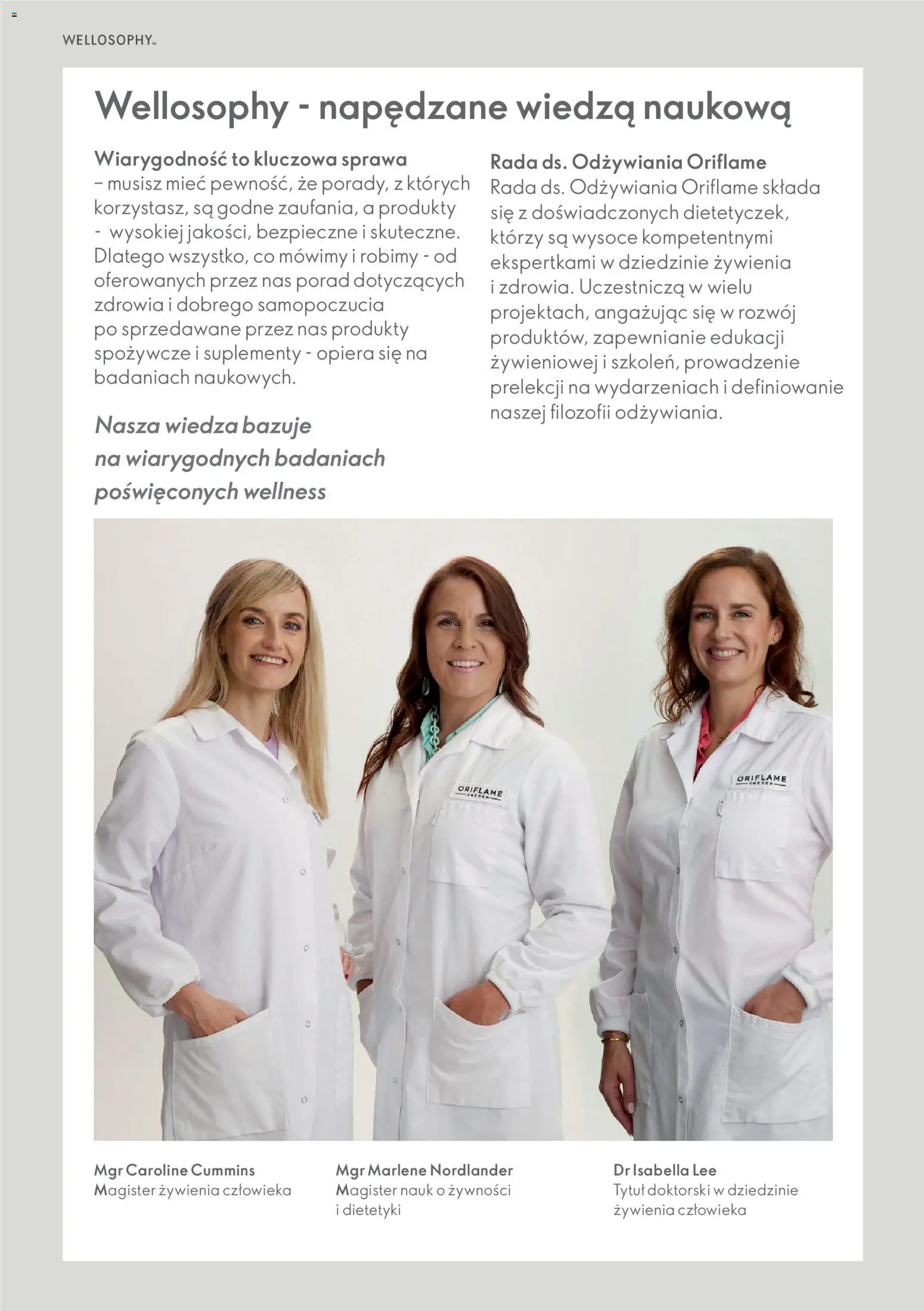 Oriflame Katalog - Przewodnik po produktach Wellosophy od 15.11.2023 | Strona: 10