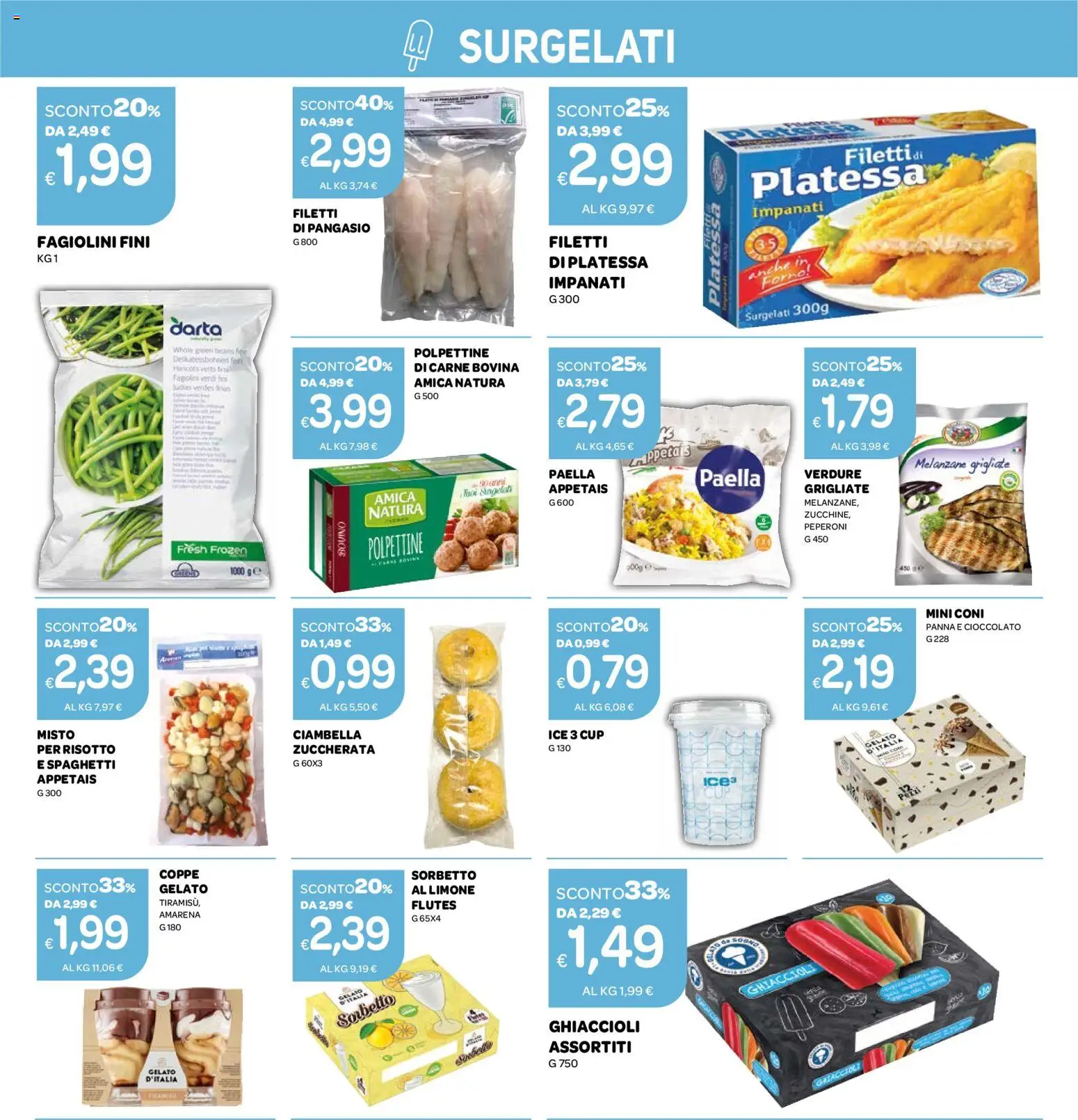 Volantino Ekom del 02.06.2026 | Pagina: 5 | Prodotti: Peperoni, Panna, Limone, Paella