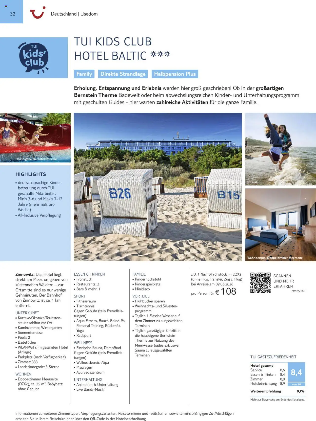 Aida - Urlaub mit eigener Anreise  – gültig ab 01.11.2025 | Seite: 32 | Produkte: Babybett, Wasser