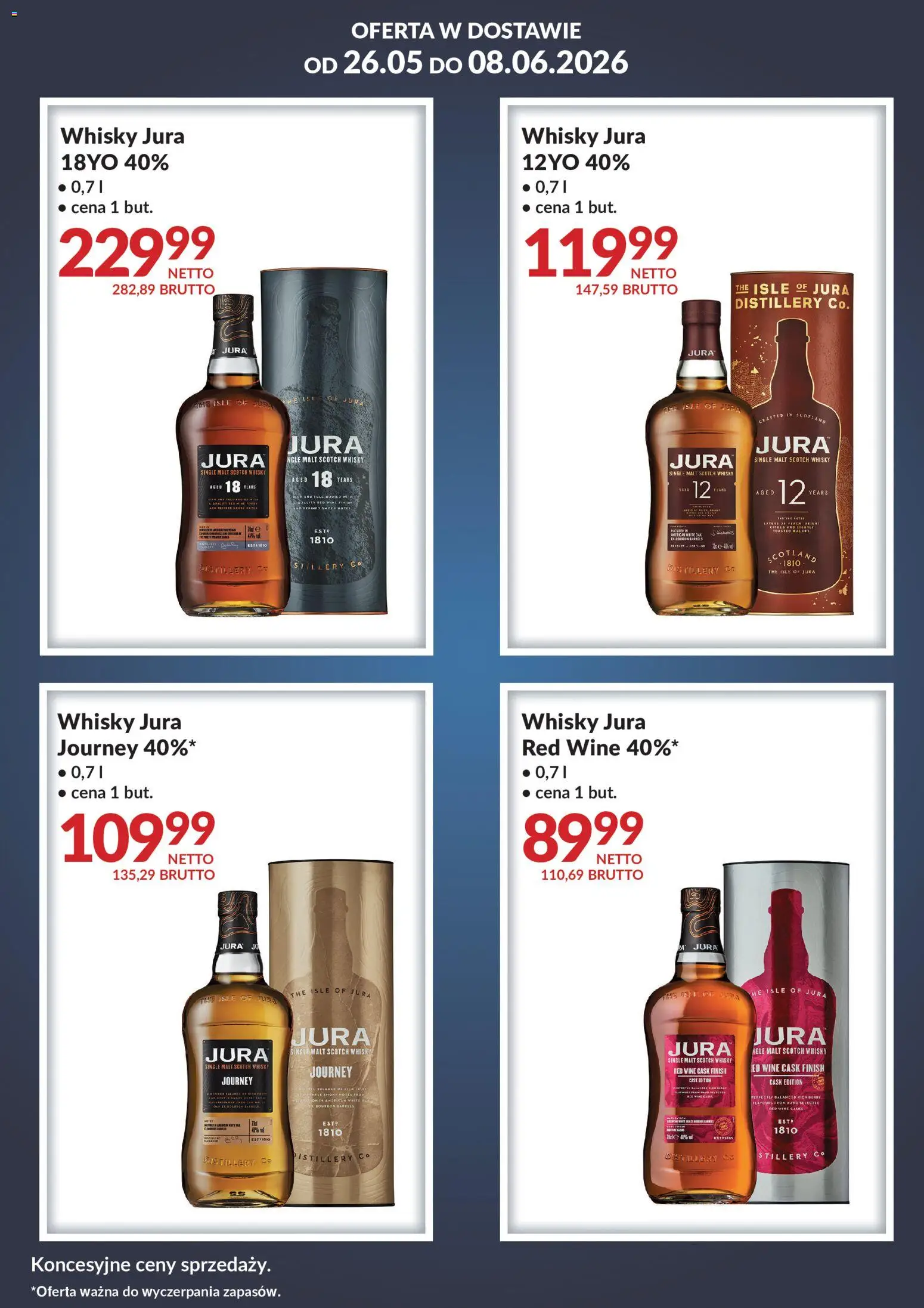 Makro gazetka - MV Group od 26.05.2026 | Strona: 1 | Produkty: Whisky Single Malt, Finish, Whisky
