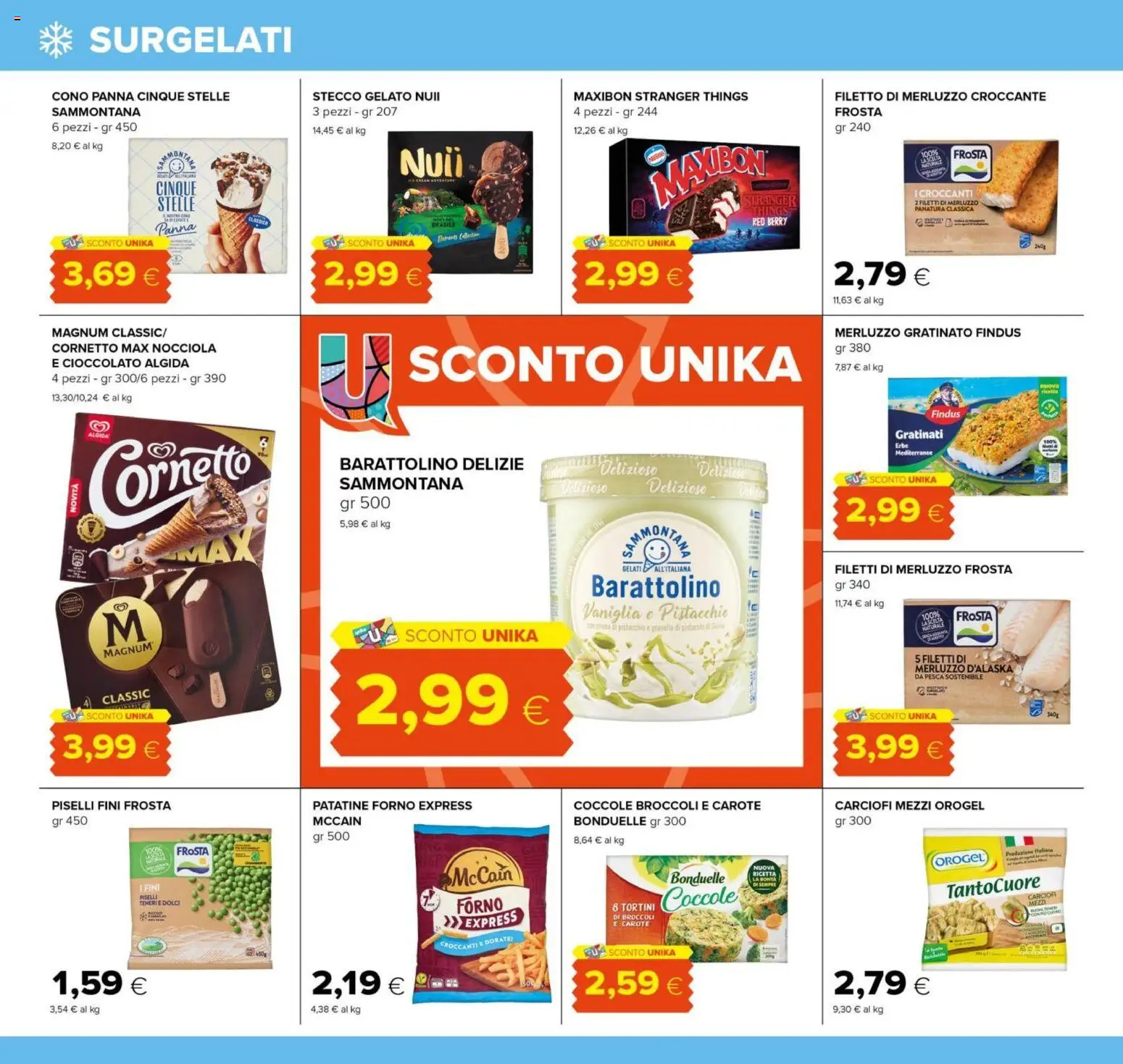 Volantino Tigre del 20.05.2026 | Pagina: 12 | Prodotti: Cornetto, Panna, Carote, Forno