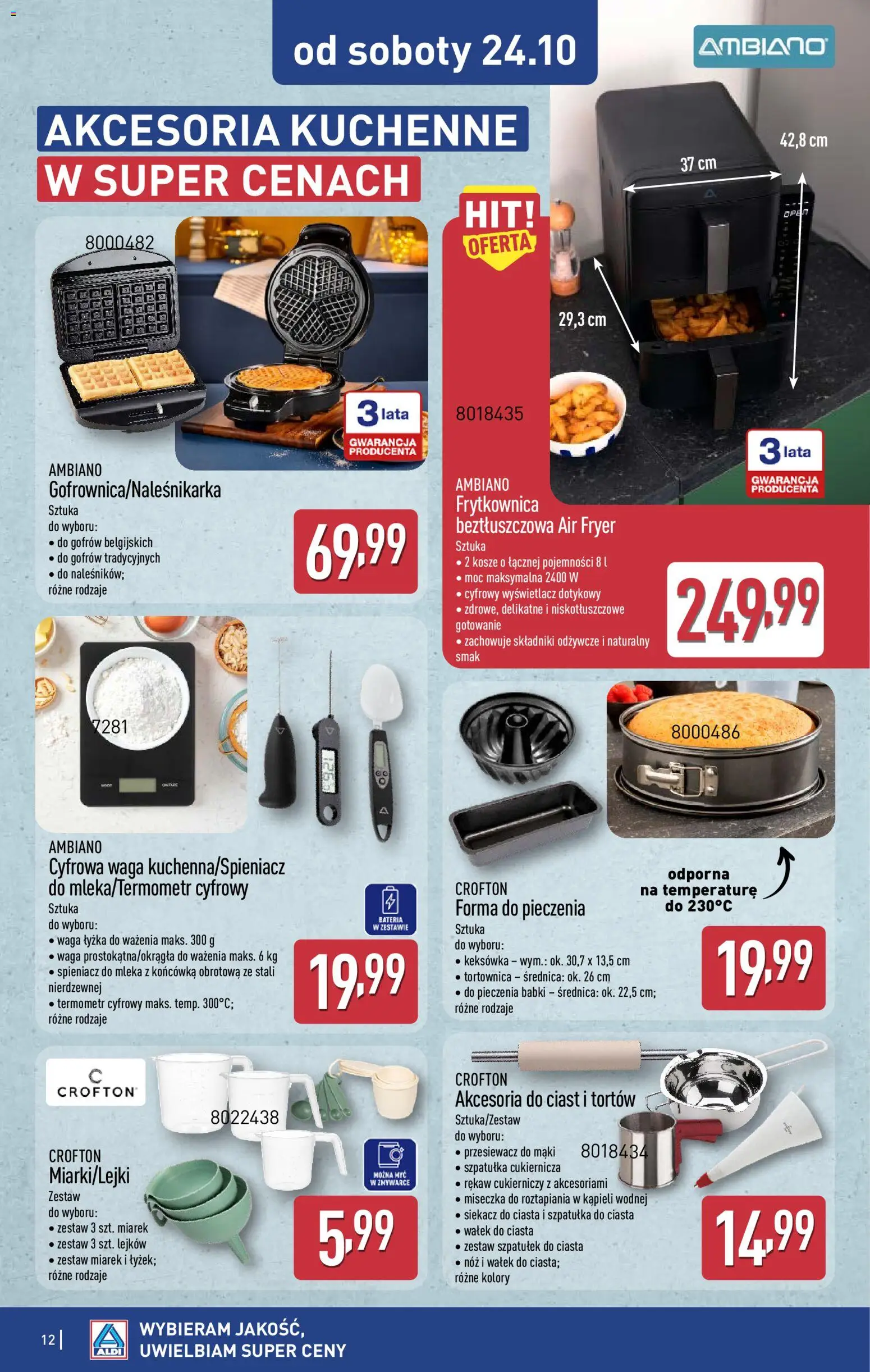 Aldi gazetka - Artykuły przemysłowe i tekstylia od 21.10.2026 | Strona: 12