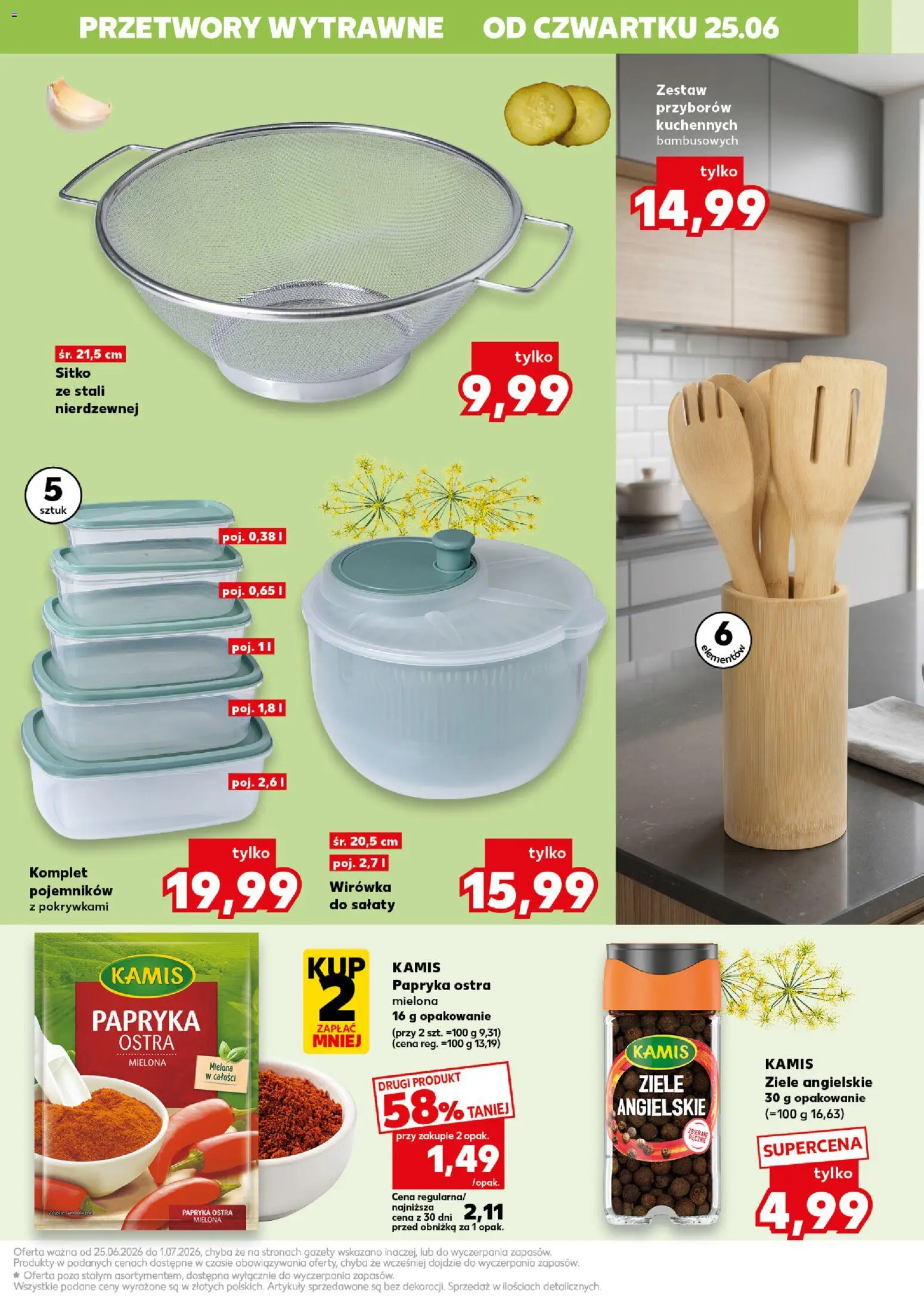 Kaufland Polsko leták - Kochamy przetwory od 25.06.2026 | Strana: 17 | Produkty: Saláty, Sítko