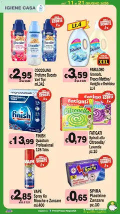 Anteprima del volantino Primo Prezzo volantino valido a partire dal 11.06.2026 | Pagina: 28 | Prodotti: Citronella, Lavanda, Orchidea, Profumo