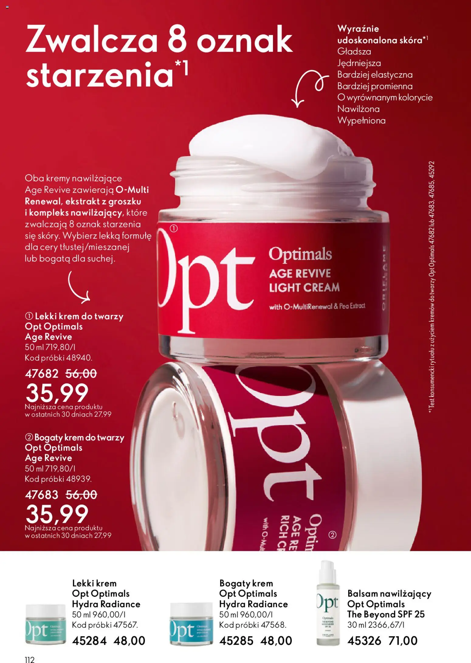 Oriflame Katalog 8 2026 od 27.05.2026 | Strona: 112 | Produkty: Krem, Krem do twarzy
