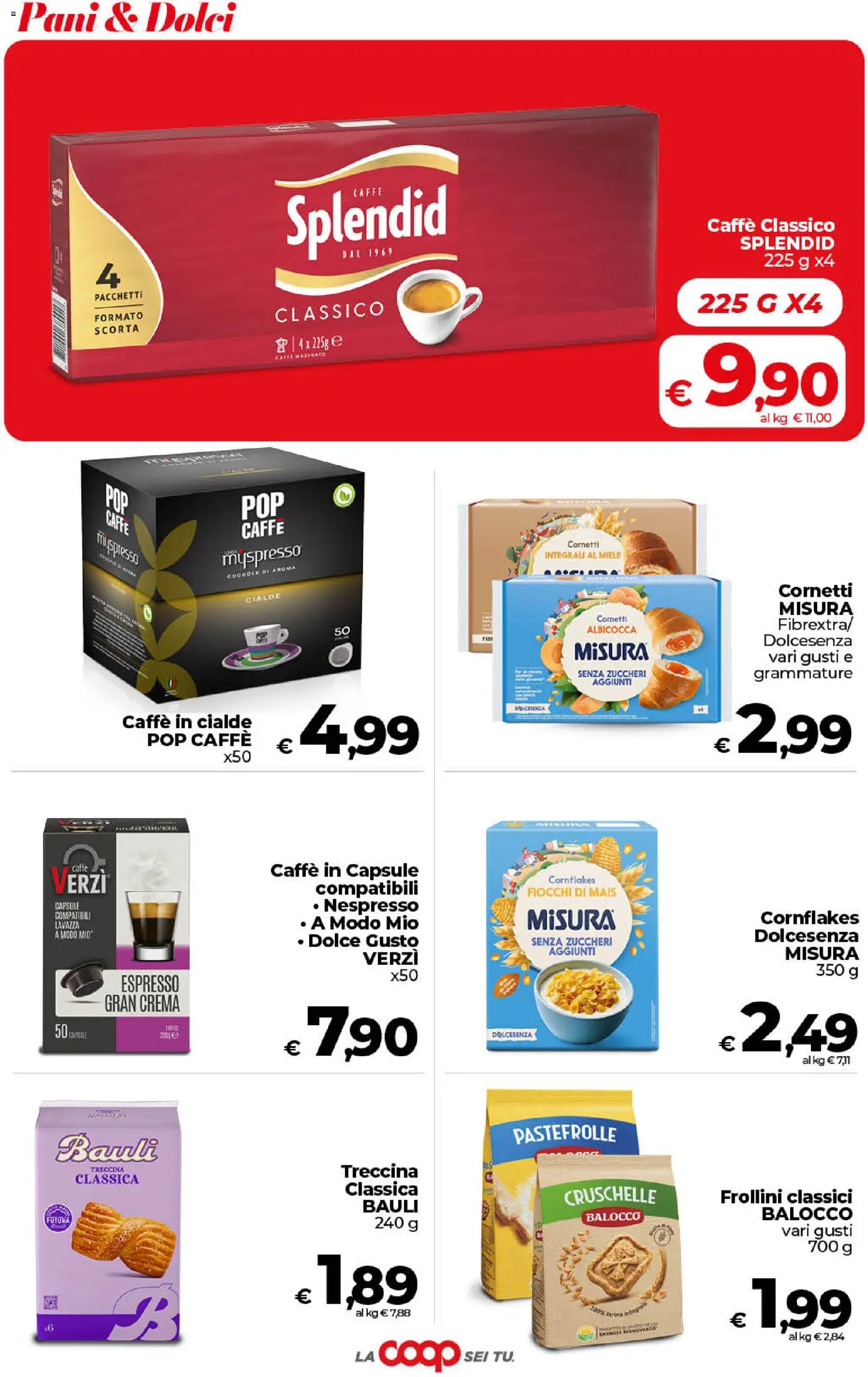Volantino COOP del 30/06/2026 | Pagina: 29 | Prodotti: Mais, Lavazza, Frollini, Macinato