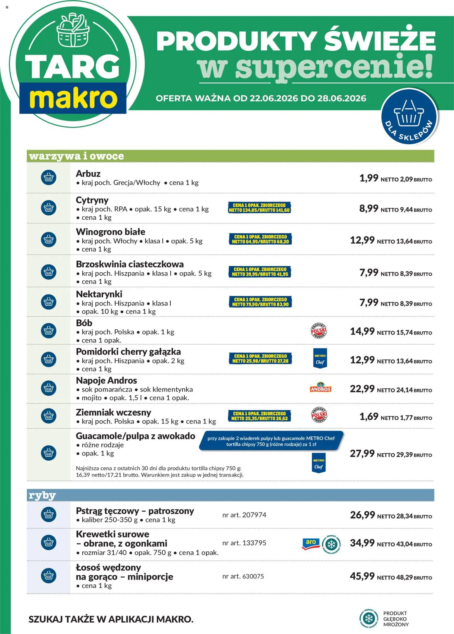 Makro gazetka - Oferta świeża w super cenach od 22.06.2026 | Strona: 6
