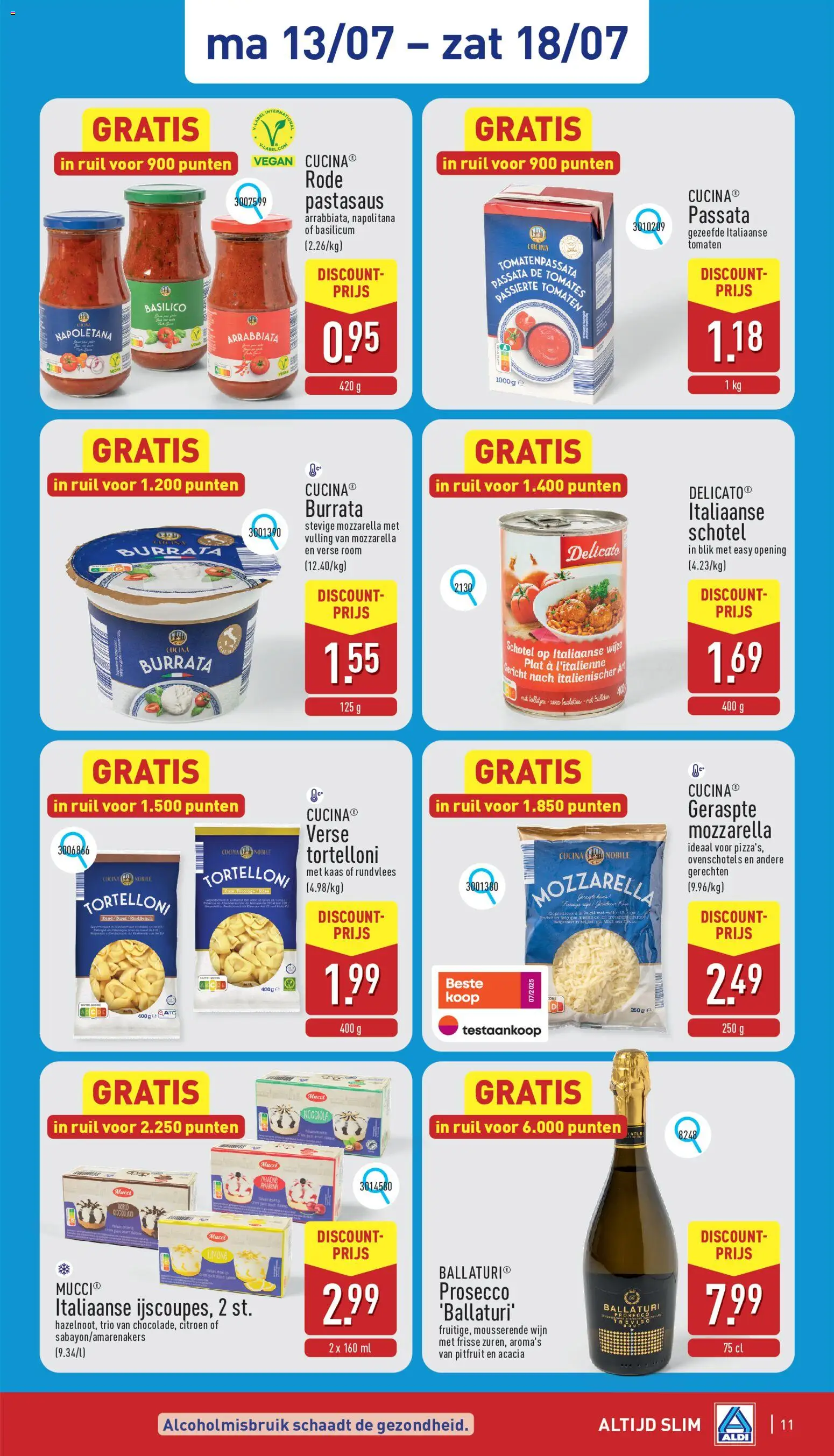 {H1} | Pagina: 11 | Producten: Pasta, Mozzarella, Rundvlees, Kaas