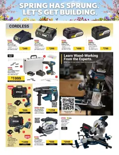 Builders specials catalogue – valid from 03/08/2026 | Page: 3 | Products: Case, Battery, Charger, Angle grinder