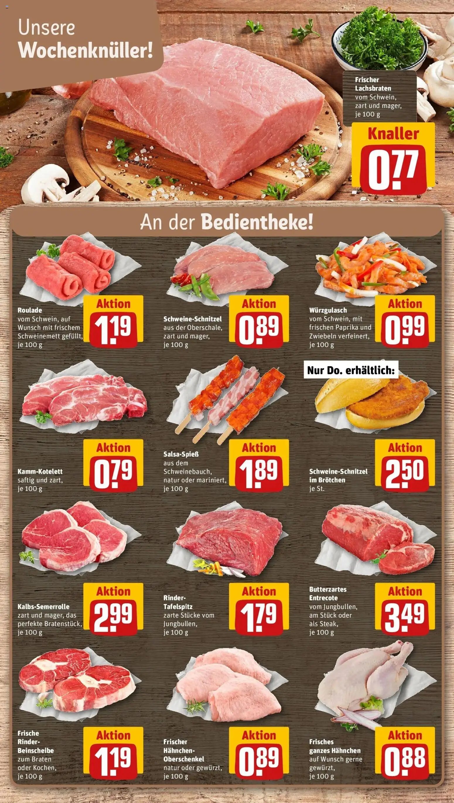 REWE Prospekt ab 19.10.2026 zum Blättern » Angebote | Seite: 12 | Produkte: Tafelspitz, Hahnchen, Zwiebeln, Paprika
