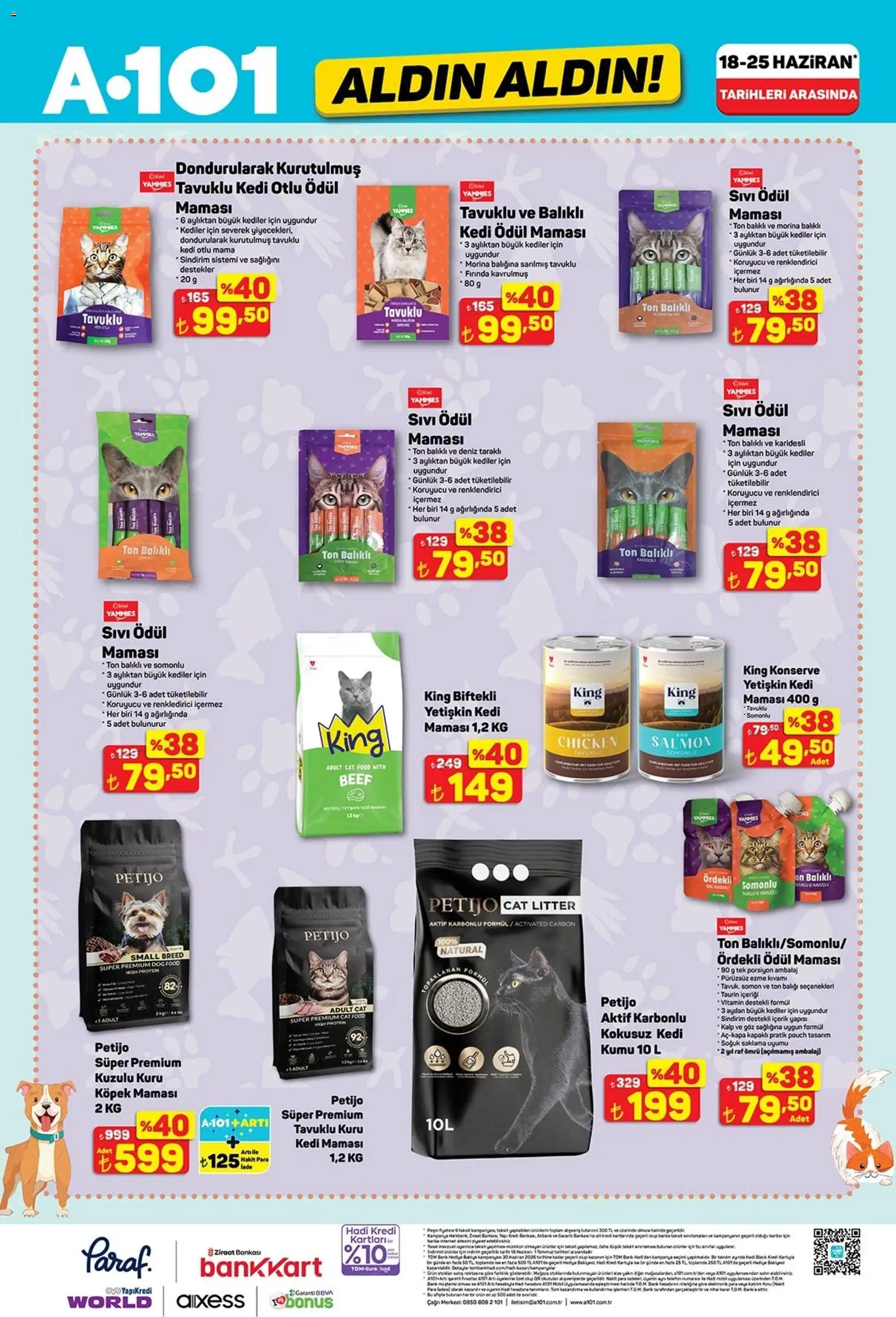 A101 - Katalog Aldın Aldın - 18.06.2026 tarihinden itibaren geçerlidir | Sayfa: 12 | Ürünler: Raf, Telefon, Ton balığı, Yetişkin Kedi Maması