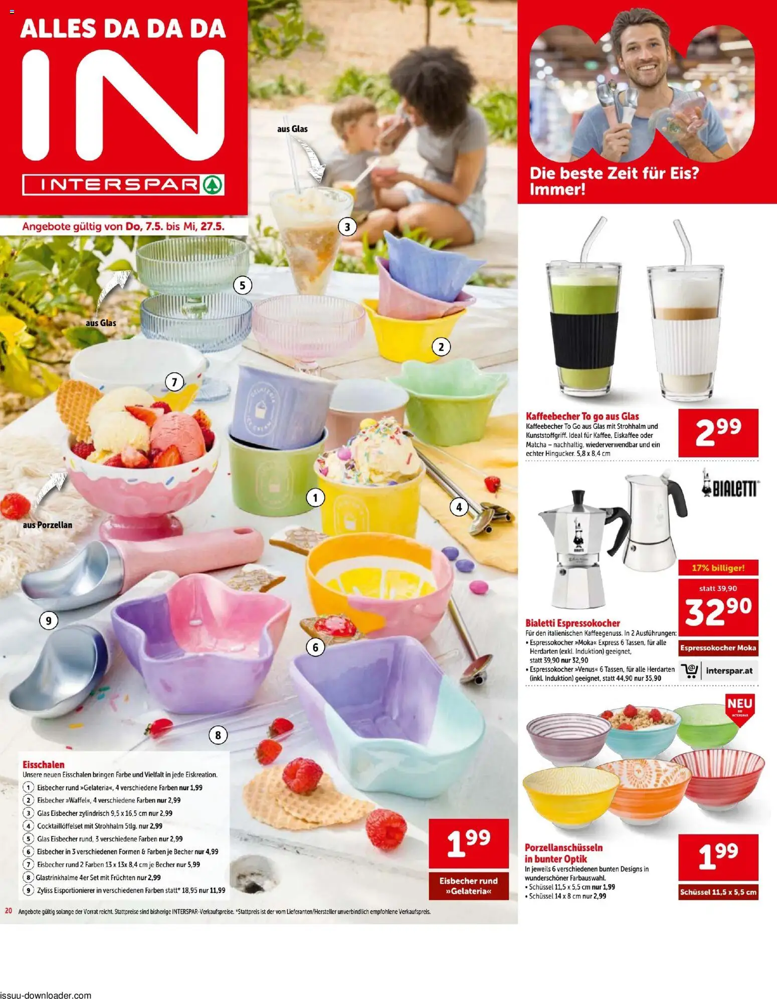 Interspar - Flugblatt gültig ab 07.05.2026 | Seite: 20 | Produkte: Eis