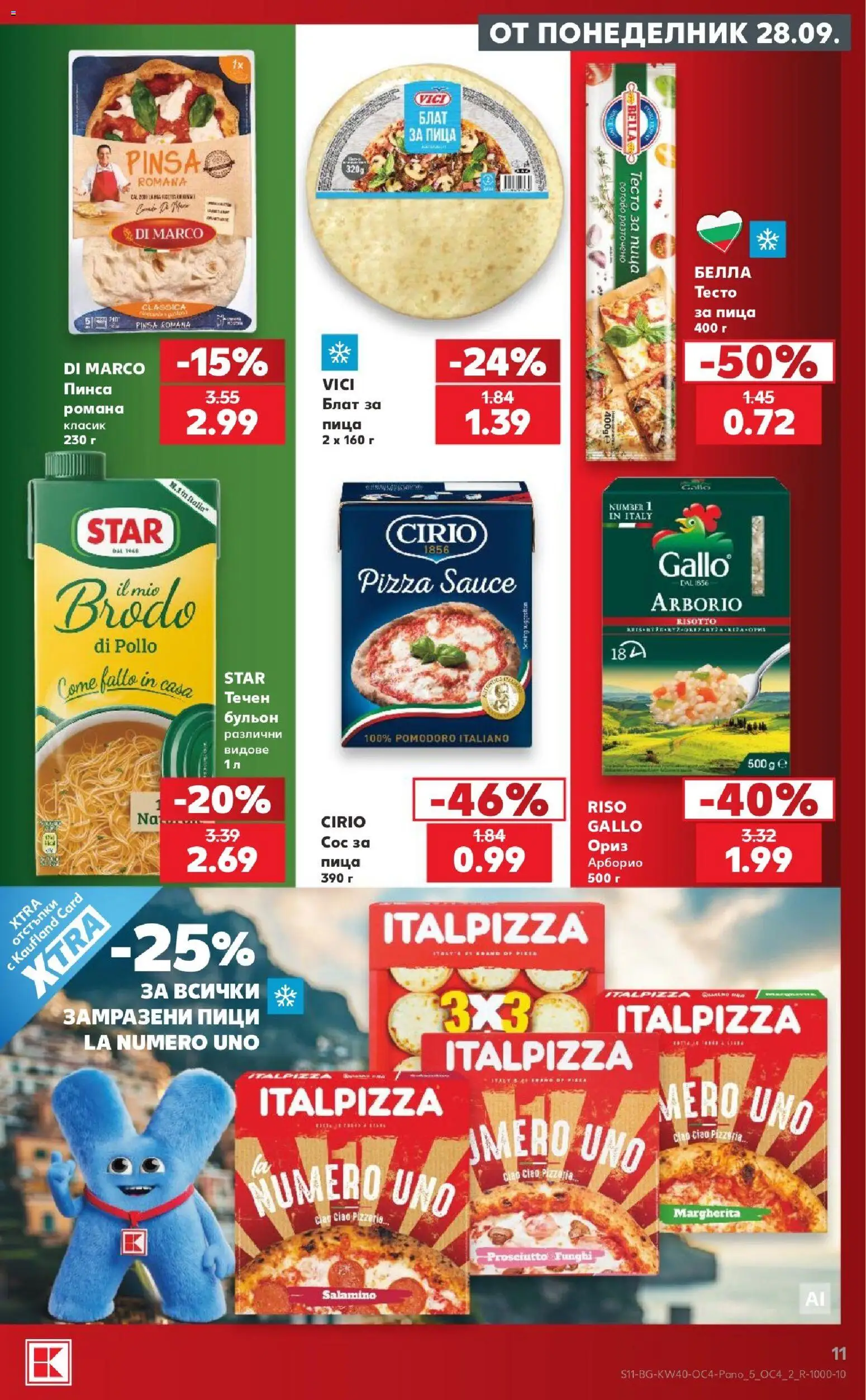 {H1} | Страница: 11 | Продукти: Пица, Ориз, Бульон