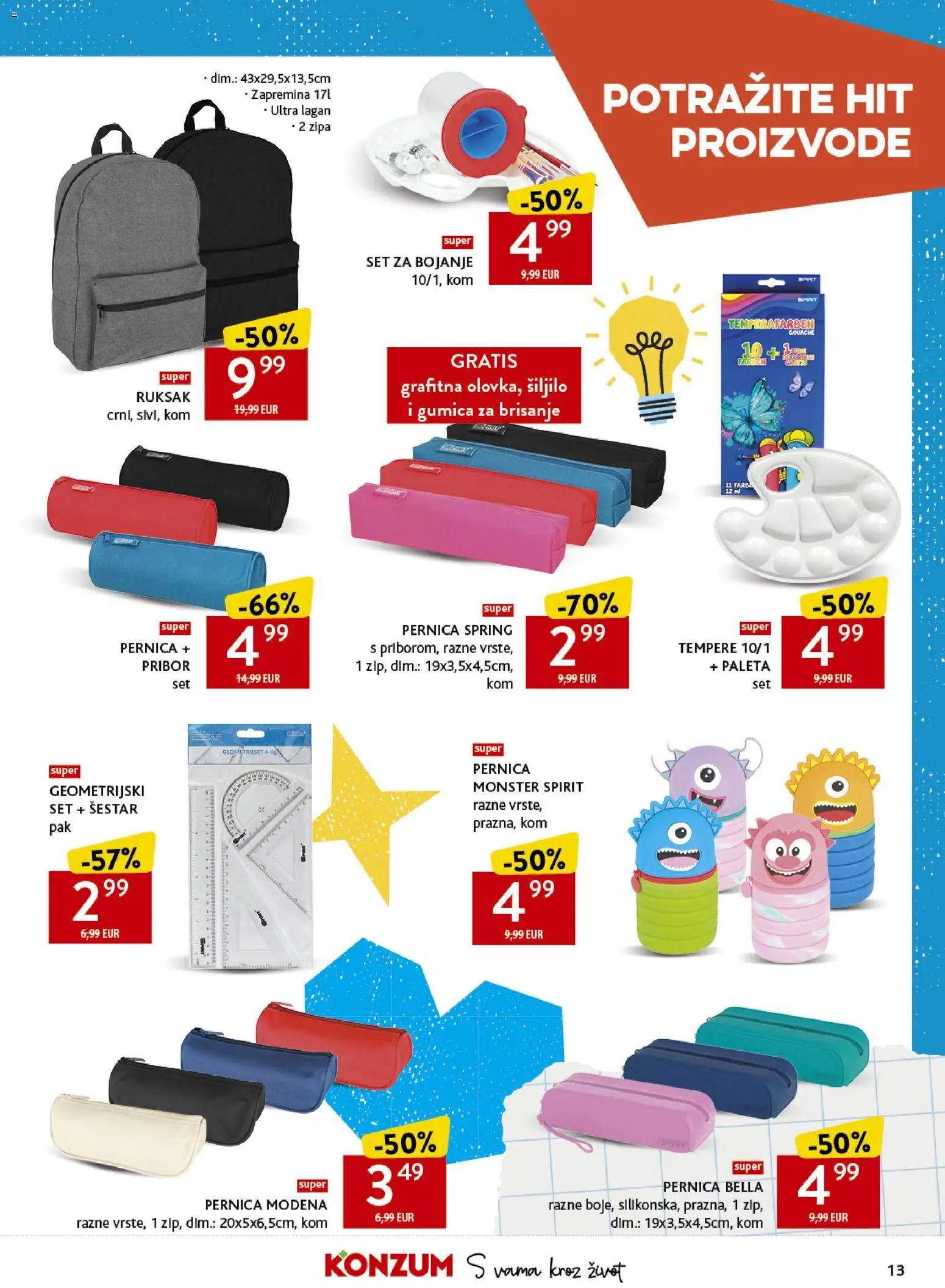 Konzum katalog | vrijedi od 17.08.2026 | Stranica: 13