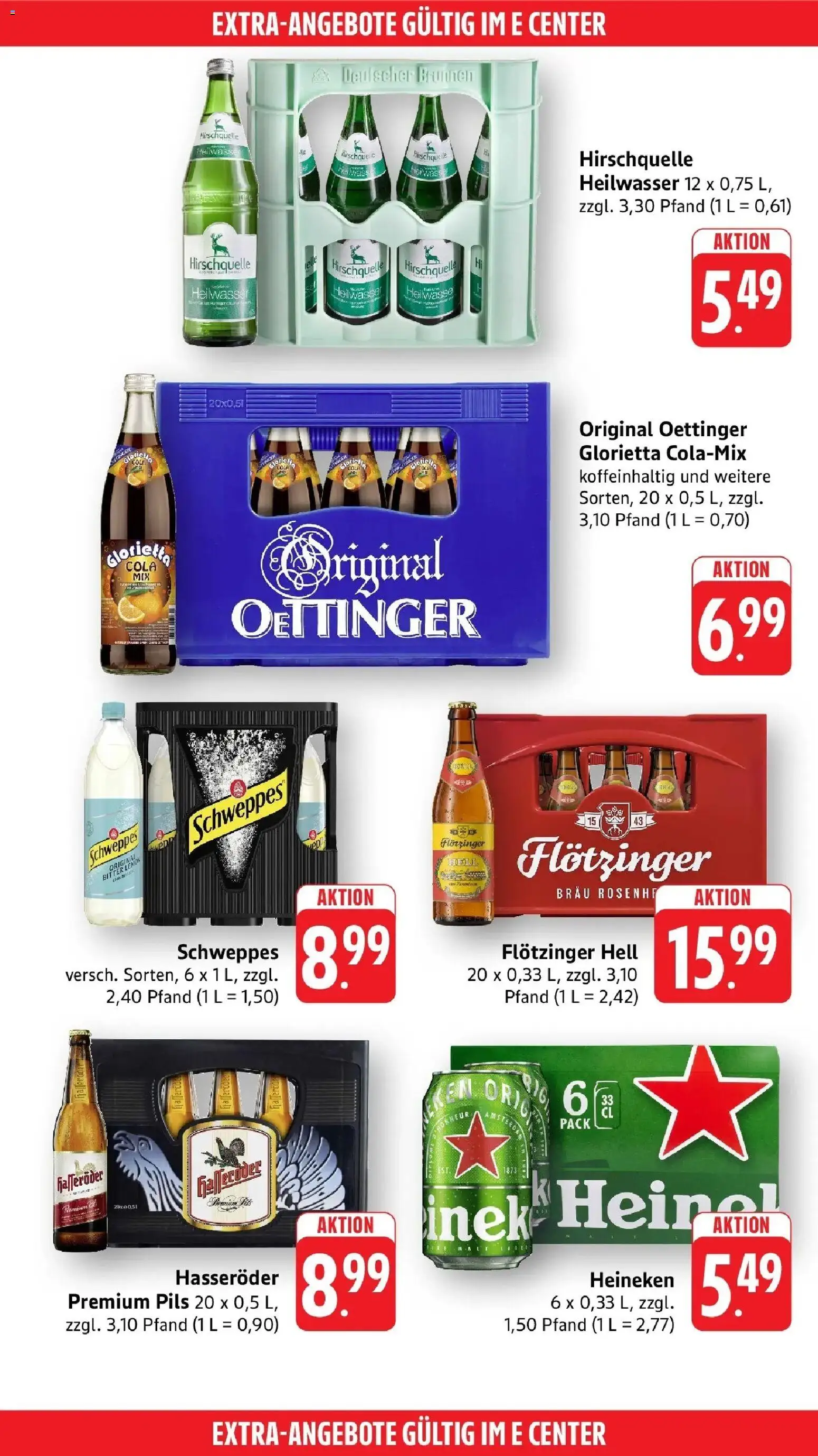 Edeka Prospekt Stuttgart-Zuffenhausen (ab 19.10.2026) » Angebote Online | Seite: 62 | Produkte: Pils, Oettinger, Heineken, Hasseröder