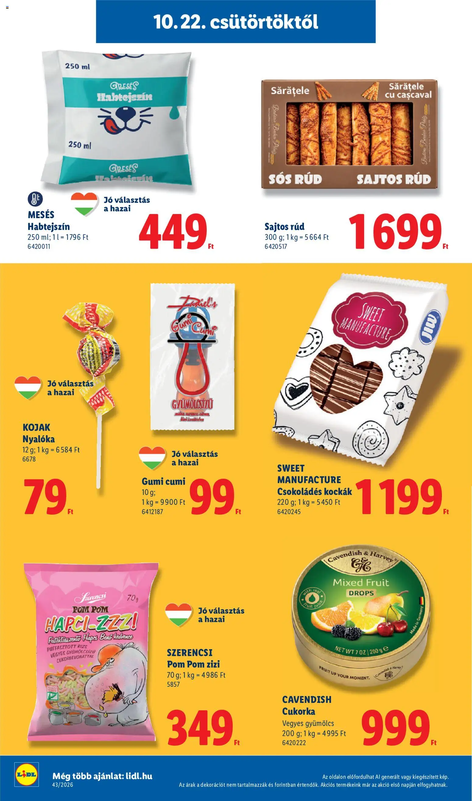 Lidl akciós ujság - amely érvényes a következő dátumtól: 2026.10.22. | Oldal: 28