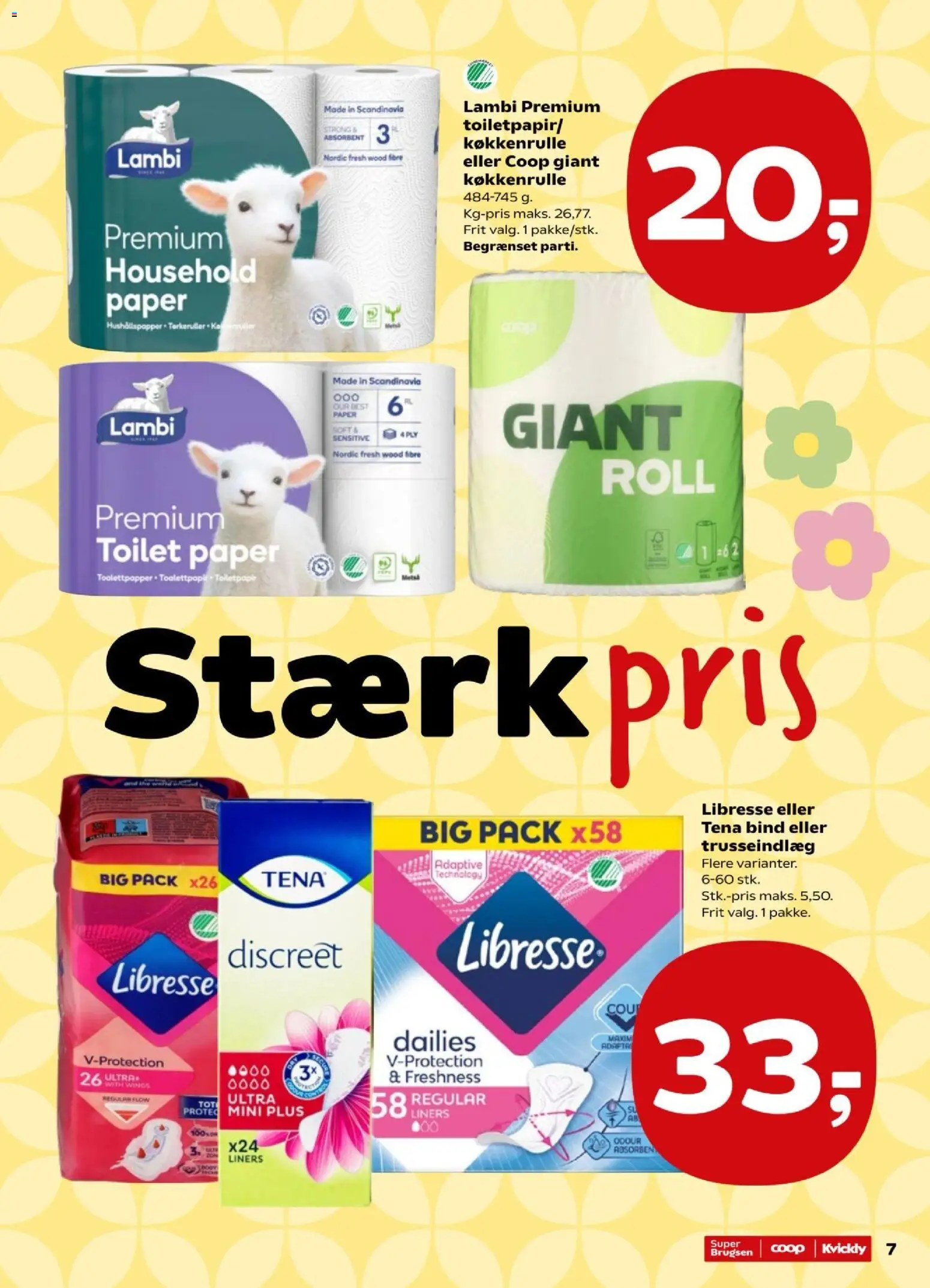 Kvickly tilbudsavis – gyldig fra 17/07/2026 | Side: 7 | Produkter: Toilet