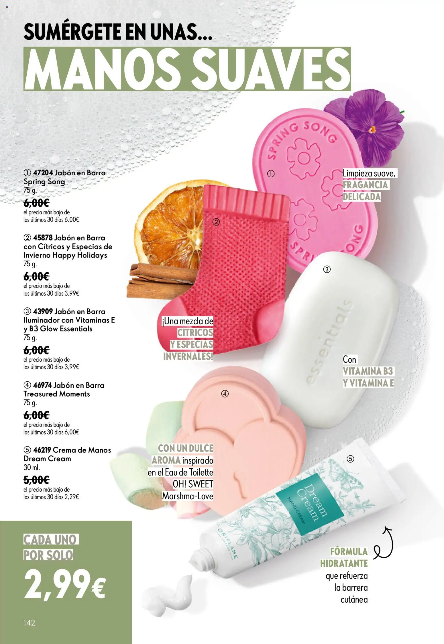 Oriflame - Catálogo Campaña 9 │ válido desde el 24/06/2026 | Página: 142 | Productos: Fragancia, Eau de toilette, Iluminador, Jabón