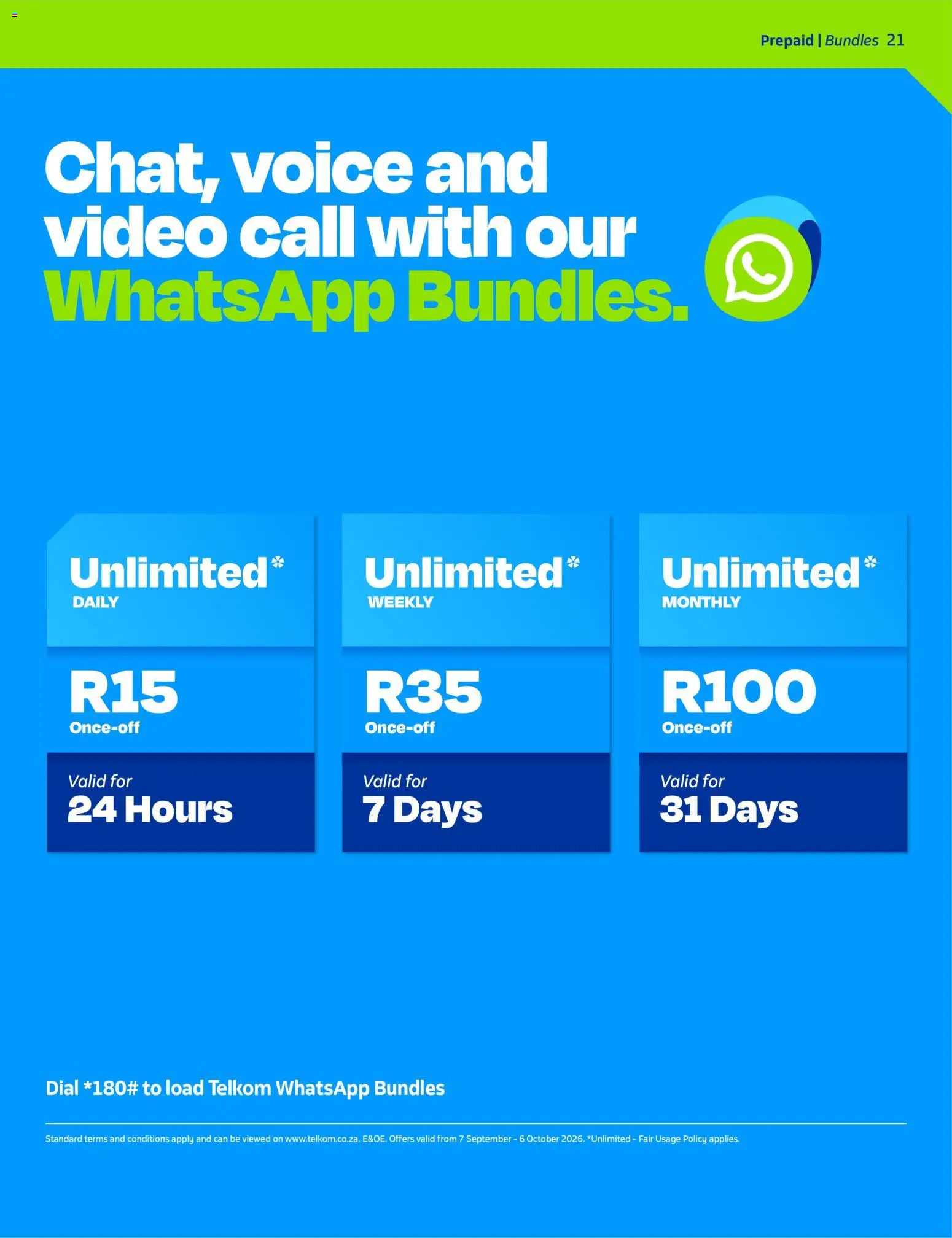 New Telkom catalogue – valid from 07/09/2026 | Page: 21