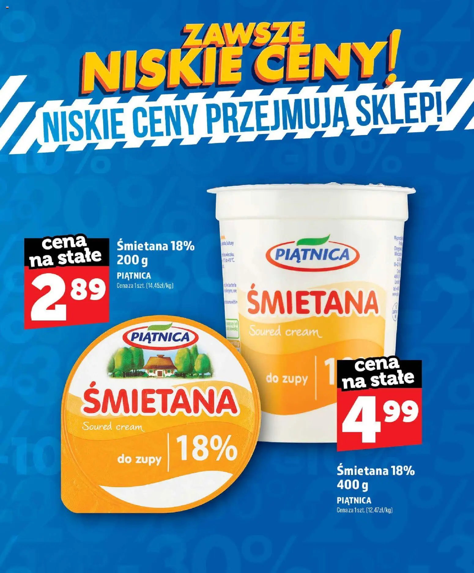Topaz gazetka - Zawsze Niskie Ceny od 01.07.2026 | Strona: 14 | Produkty: Zupy, Piątnica, Śmietana