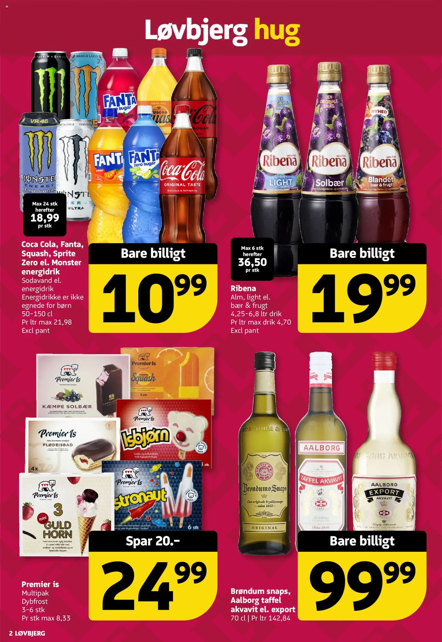 Løvbjerg tilbudsavis – gyldig fra 22.05.2026 | Side: 2 | Produkter: Mango, Sodavand, Is, Solbær