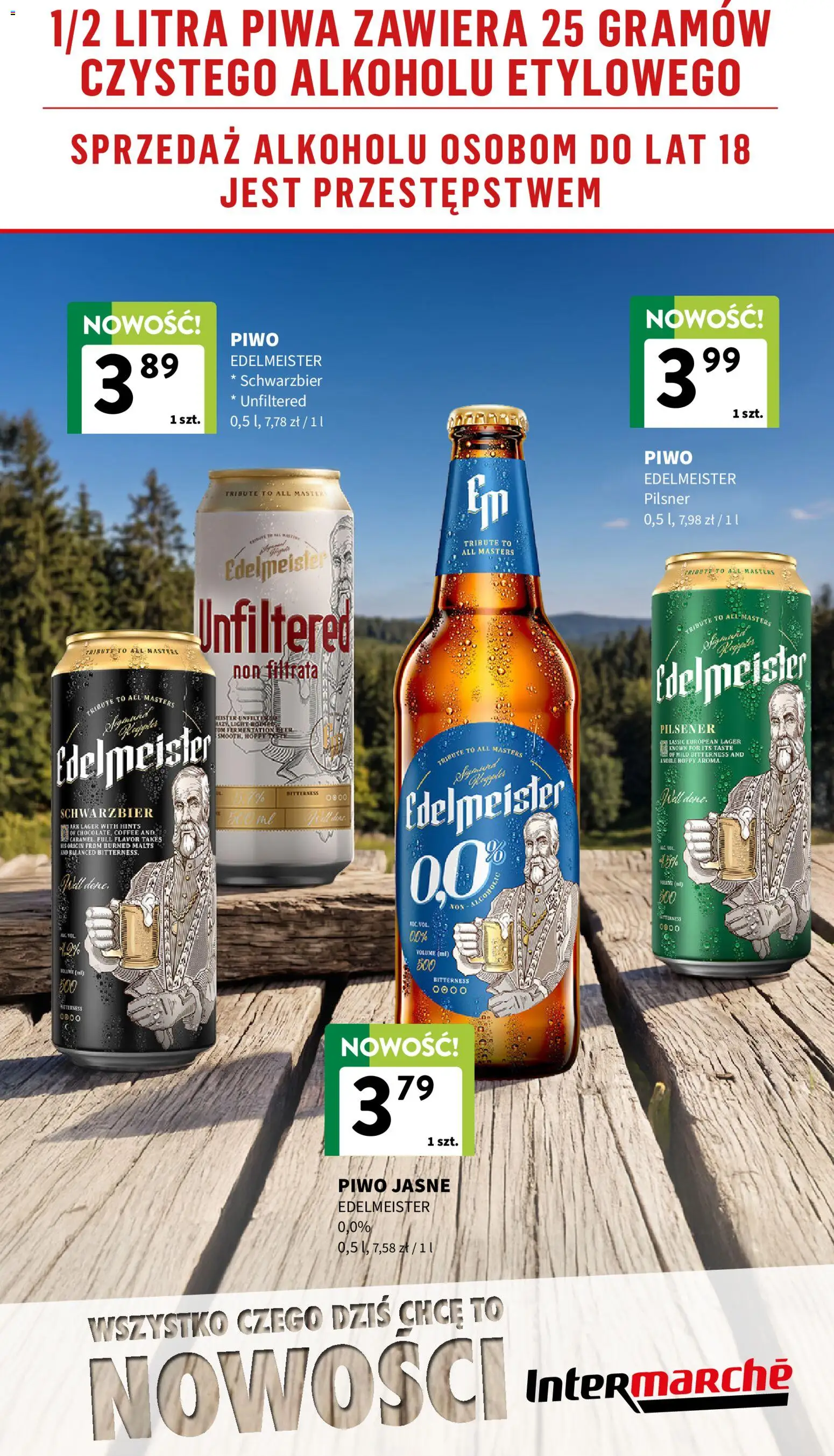 Intermarche gazetka - Nowości od 02.06.2026 | Strona: 4 | Produkty: Piwo