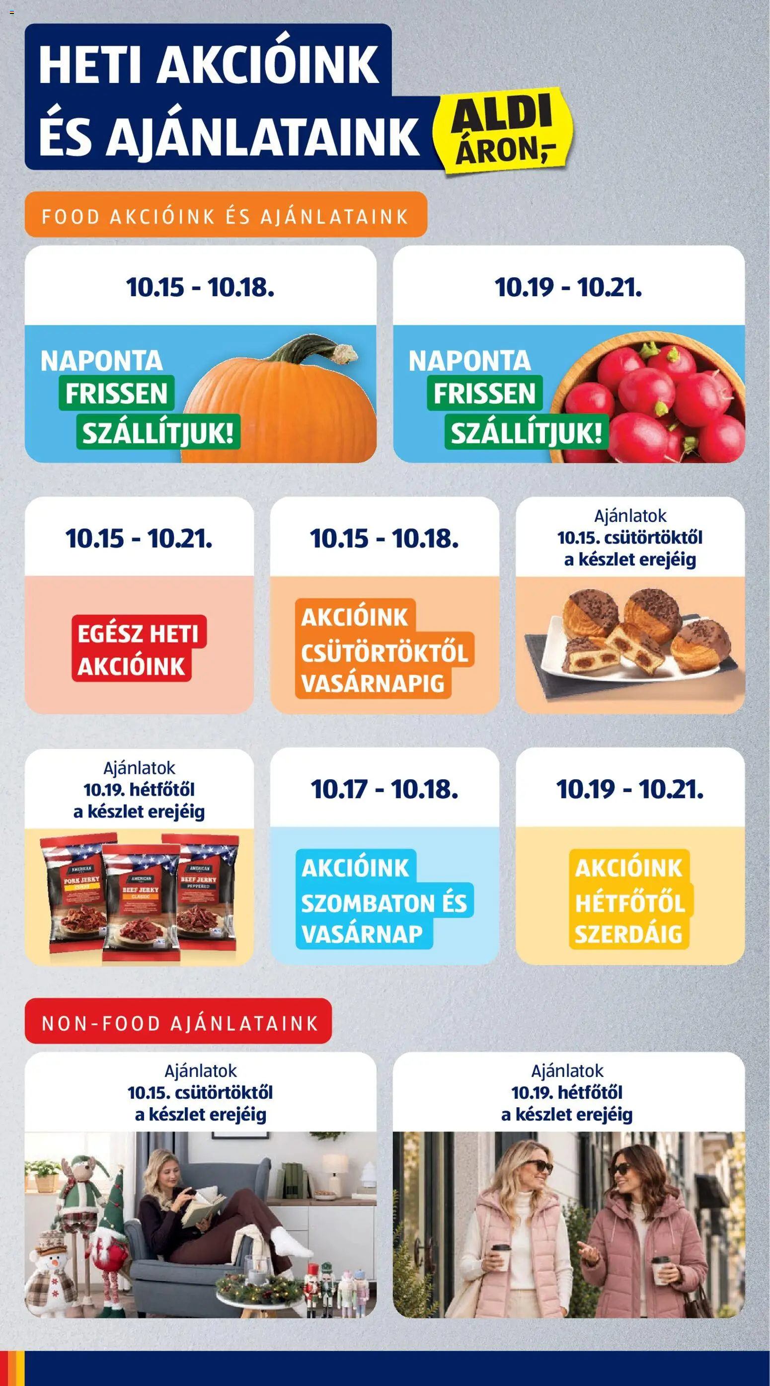 Aldi akciós ujság - amely érvényes a következő dátumtól: 2026.10.15. | Oldal: 4