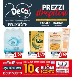 Anteprima del volantino Decò volantino Maxistore Racale, Matino valido a partire dal 21.05.2026