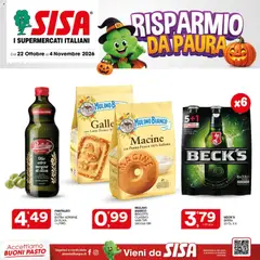 Anteprima del volantino SISA volantino valido a partire dal 22/10/2026