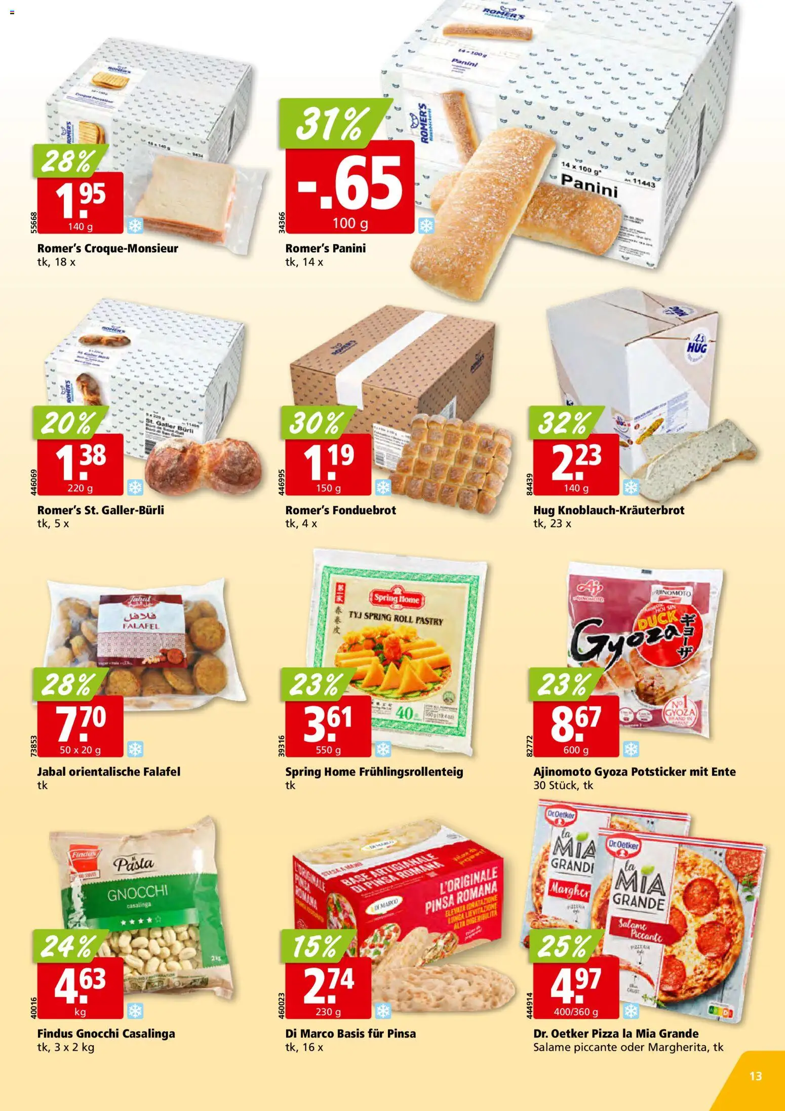 Aligro aktionen – gültig ab 07.09.2026 | Seite: 13 | Produkte: Pizza, Pasta