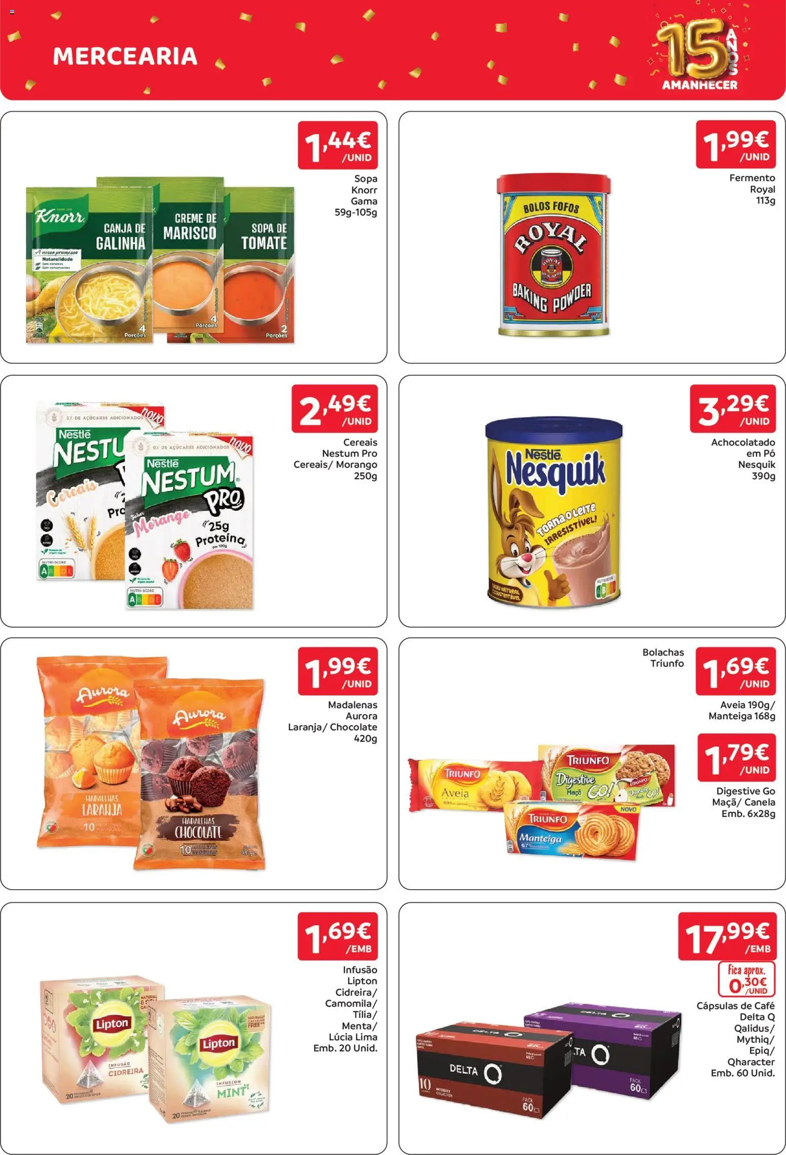 Amanhecer folheto │ válido de 01/10/2026 | Página: 12 | Produtos: Delta q, Sopa, Café, Creme