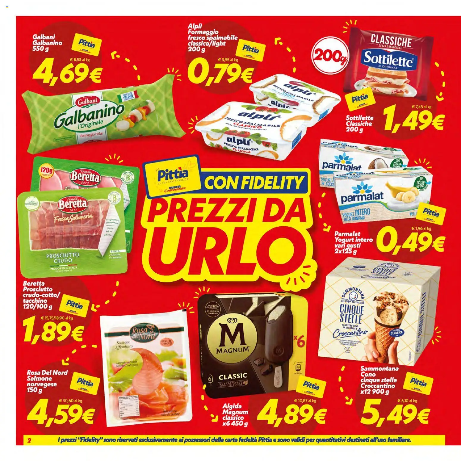 Volantino SuperConveniente del 09/07/2026 | Pagina: 2 | Prodotti: Salmone affumicato, Yogurt, Formaggio, Cocco