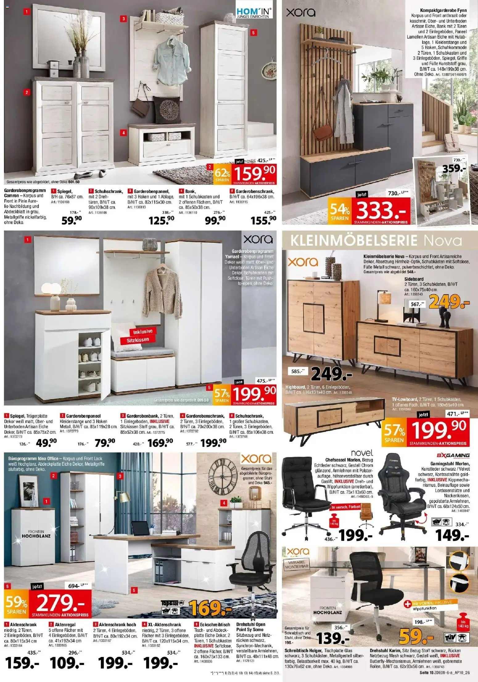 Zurbrüggen - Zurbrüggen: Best Deals (ab 19.09.2026) zum Blättern | Seite: 15 | Produkte: Tisch, Stuhl, Gamingstuhl, Chefsessel