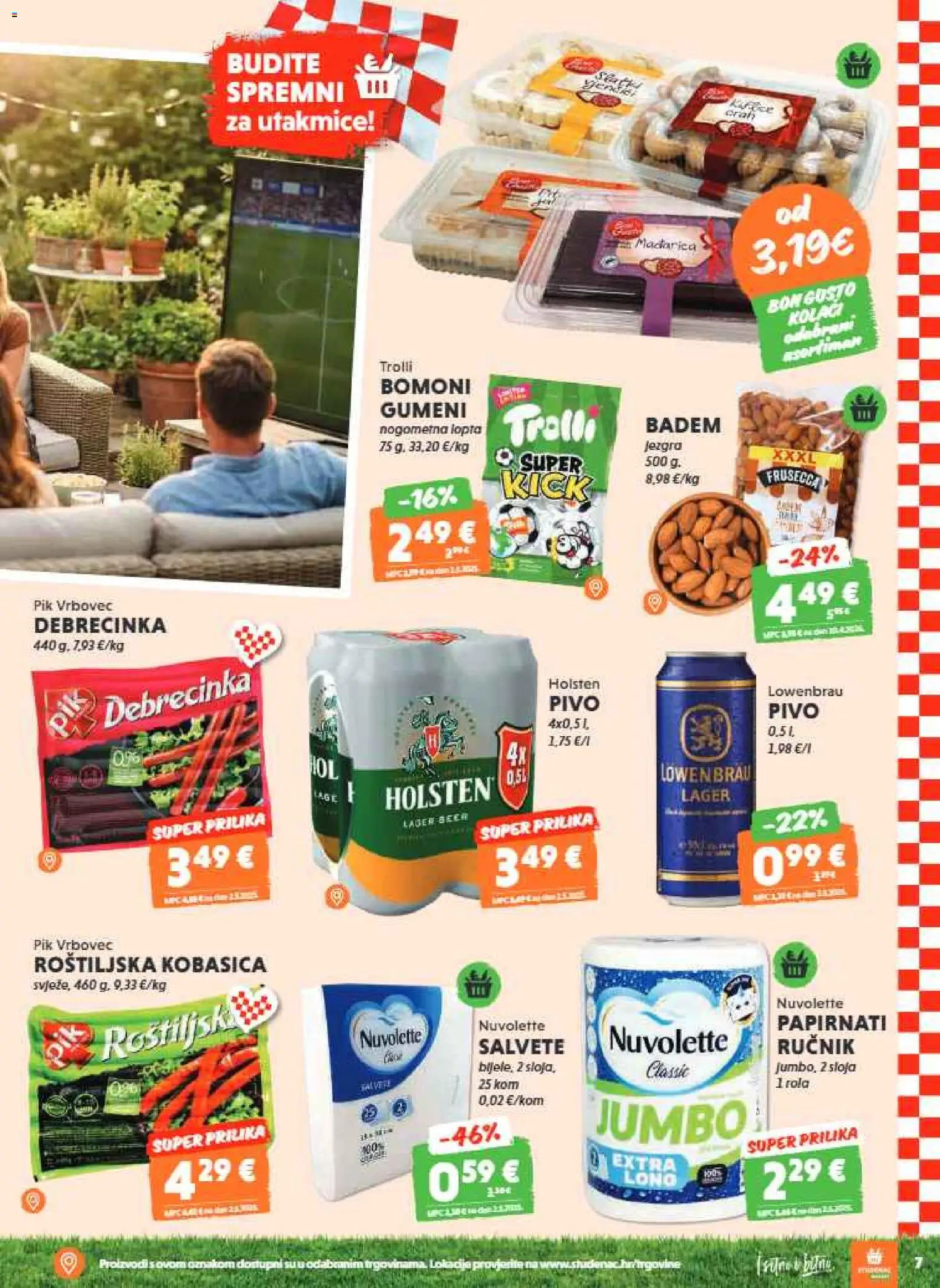 Studenac katalog | vrijedi od 10.06.2026 | Stranica: 7 | Proizvodi: Lopta, Pivo, Ručnik, Pik Vrbovec