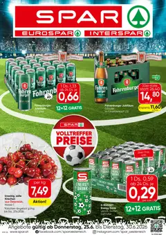 Spar Flugblatt - Vorarlberg ab 25.06.2026 gültig