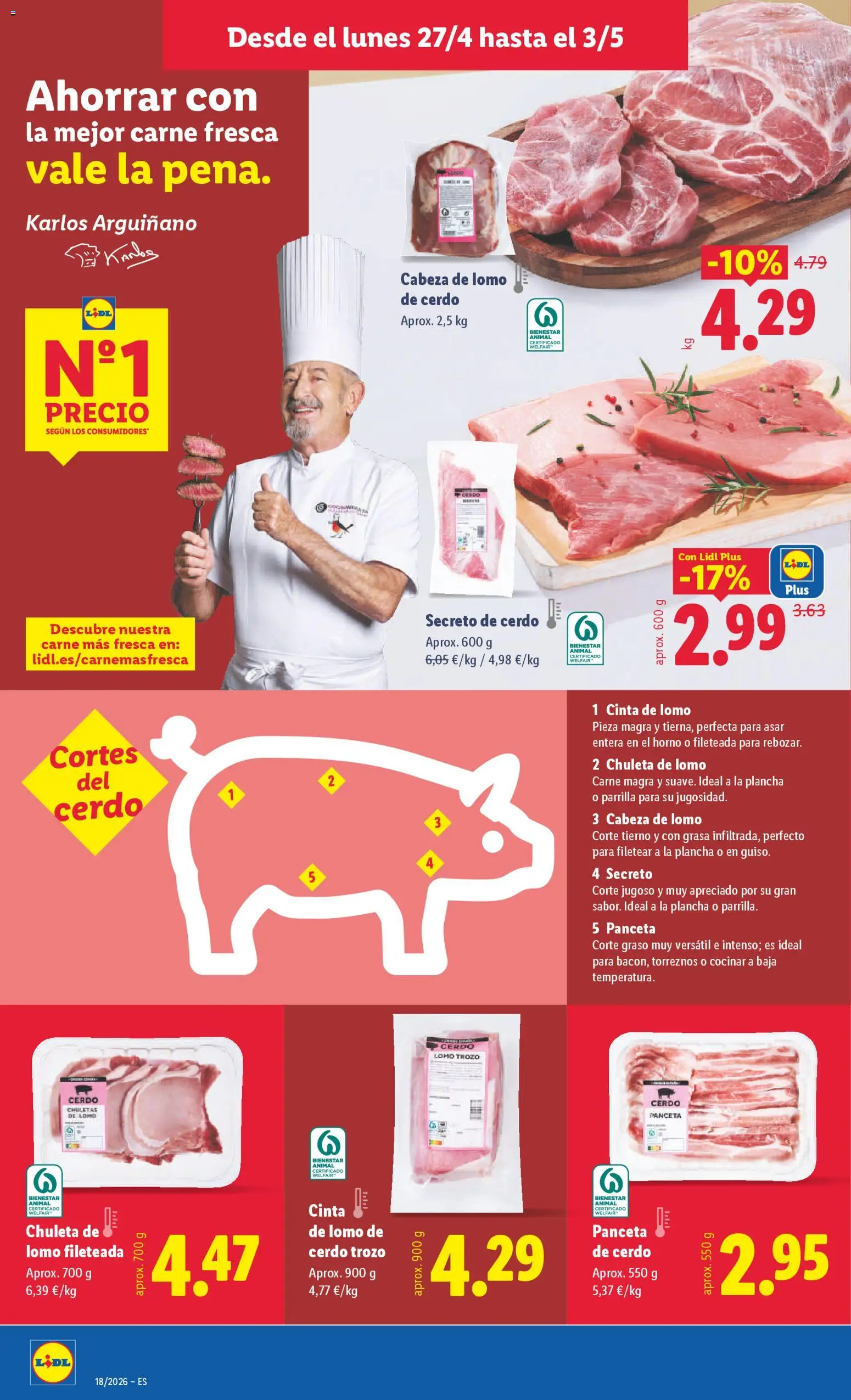 Lidl folleto │ válido desde el 27.04.2026 | Página: 6 | Productos: El horno, Horno, Parrilla, Plancha