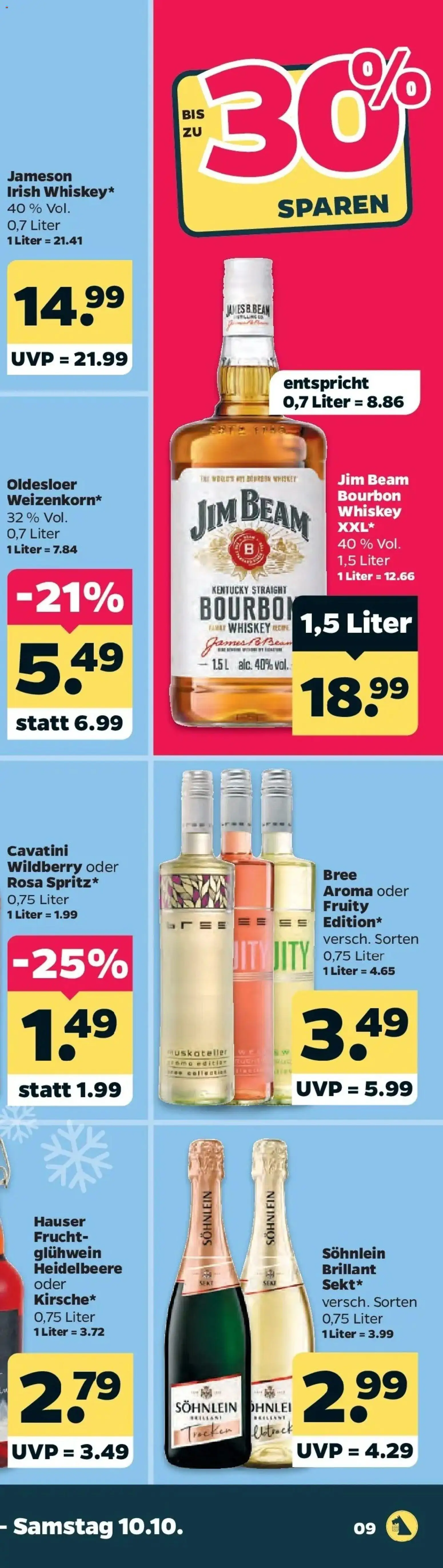 Netto Aktueller Prospekt ab 05.10.2026 → Angebote nächste Woche | Seite: 26 | Produkte: Jim beam, Jameson, Oldesloer, Whiskey